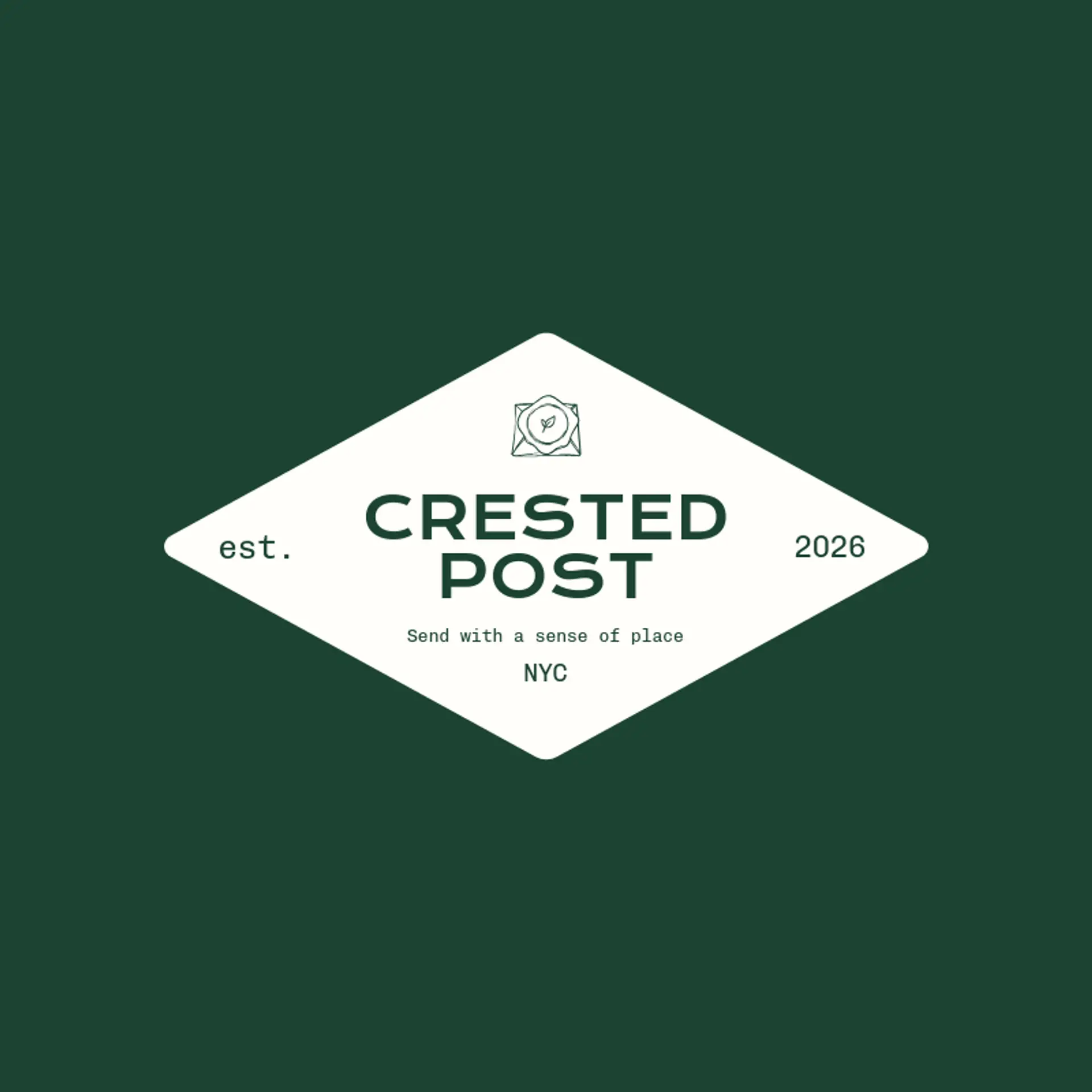 Crested Post logo for email