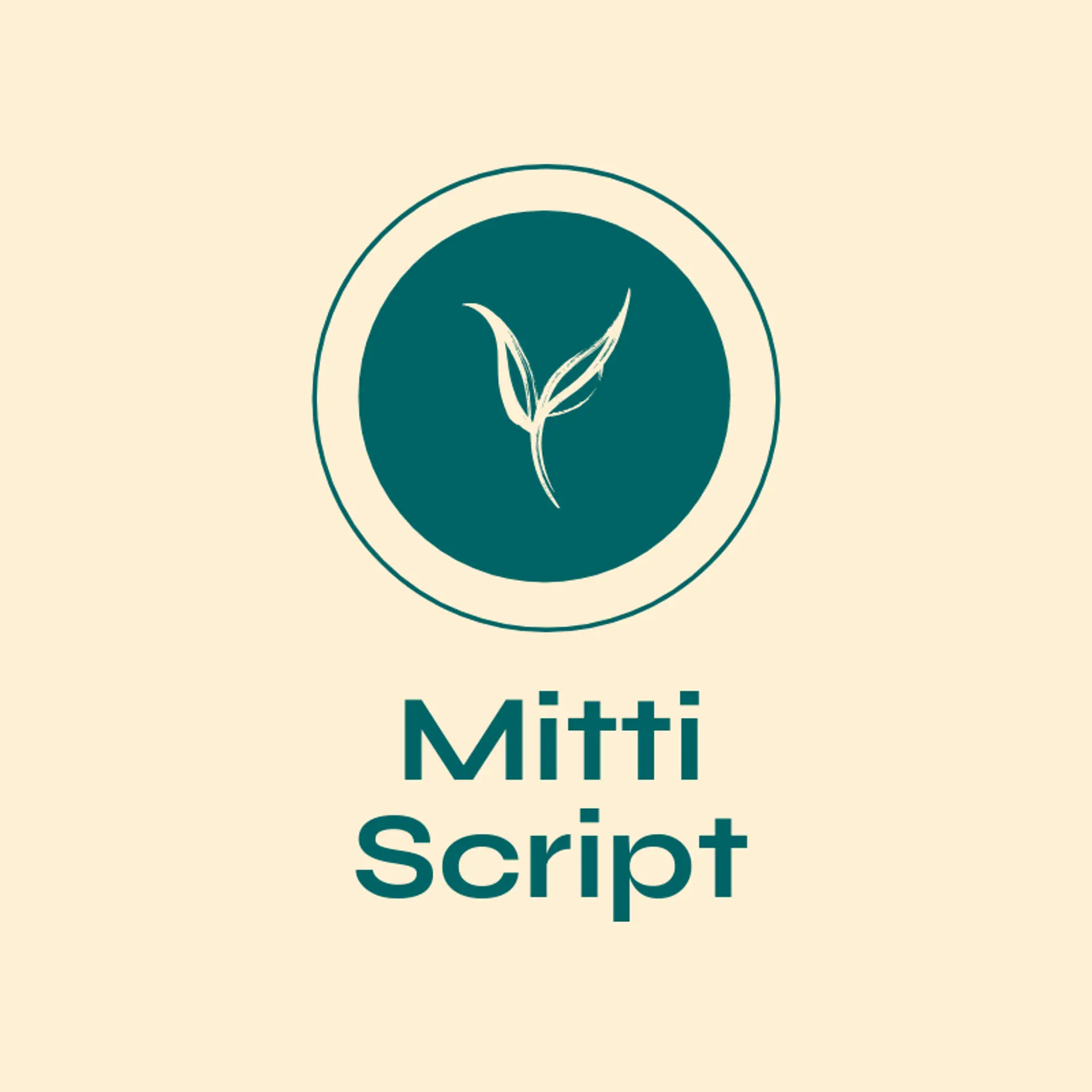 Mitti Script logo for urdu
