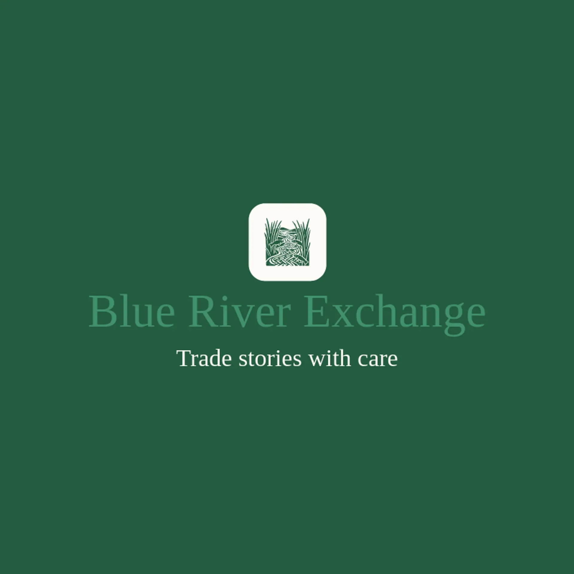 Blue River Exchange logo for native american