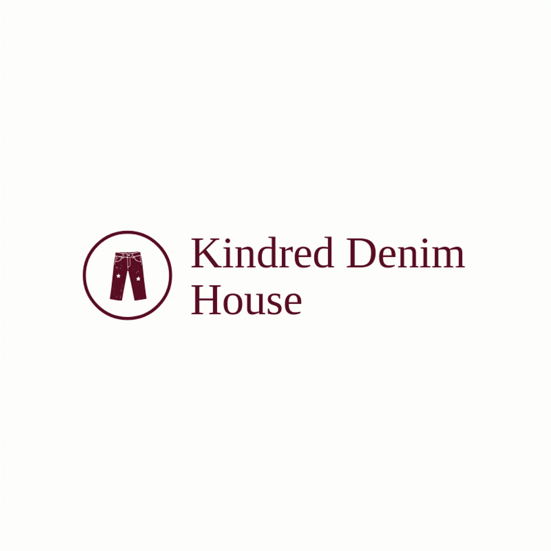 Kindred Denim House logo for denim