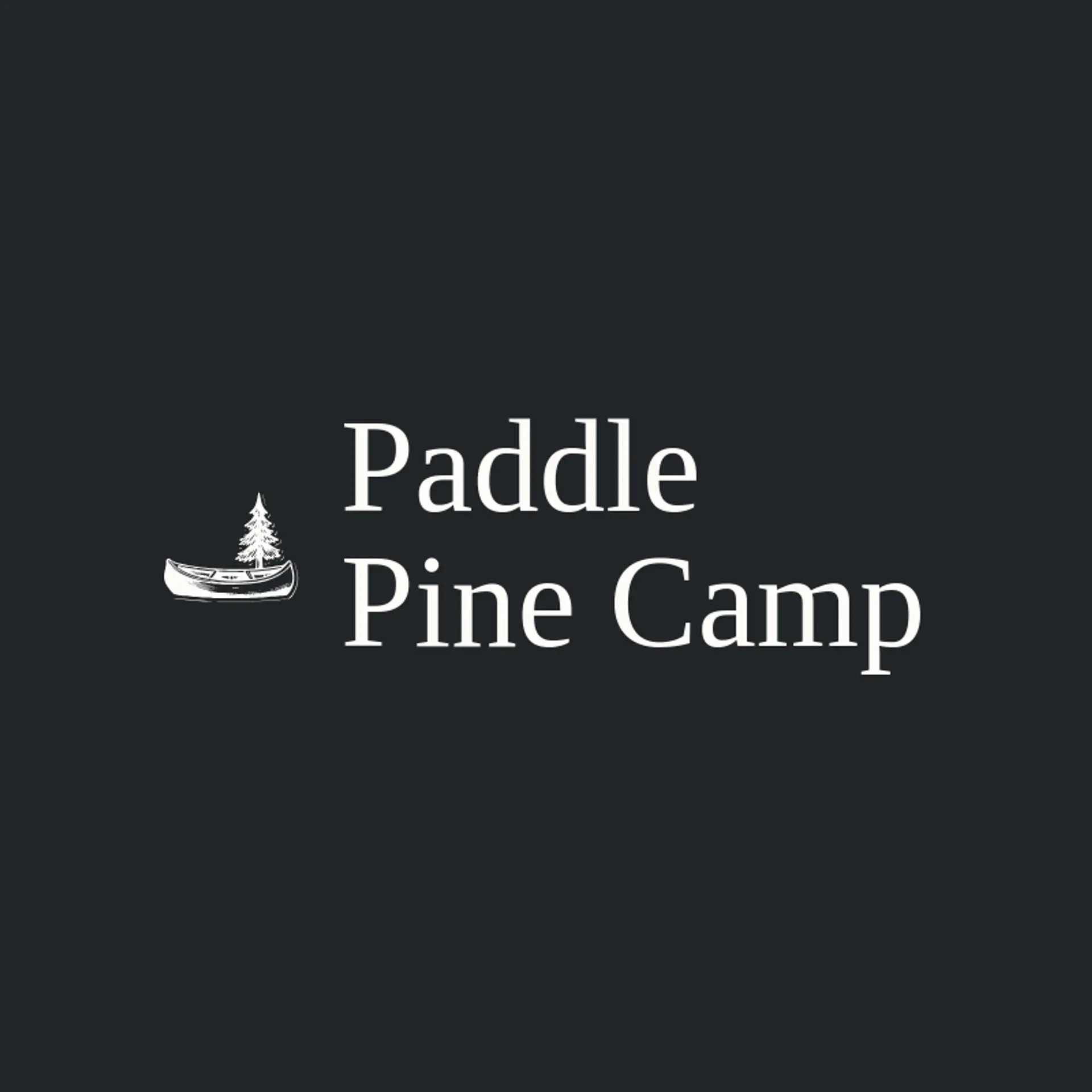 Paddle Pine Camp logo for camp