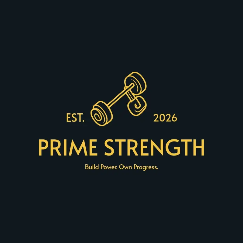 The personal training name Prime Strength as a branded logo with a single color icon