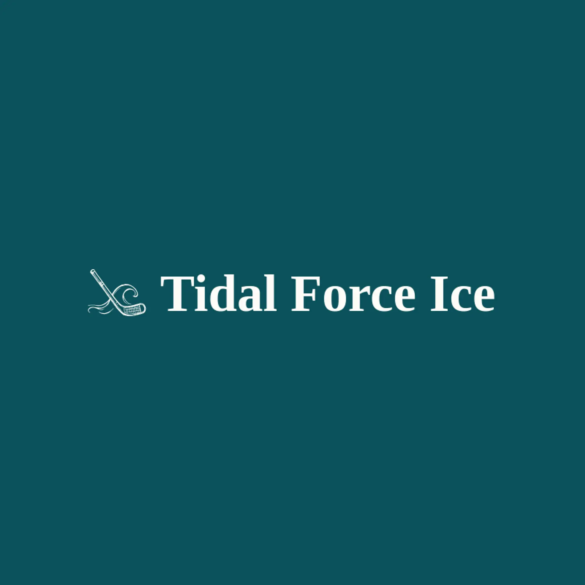 Tidal Force Ice logo for hockey stick