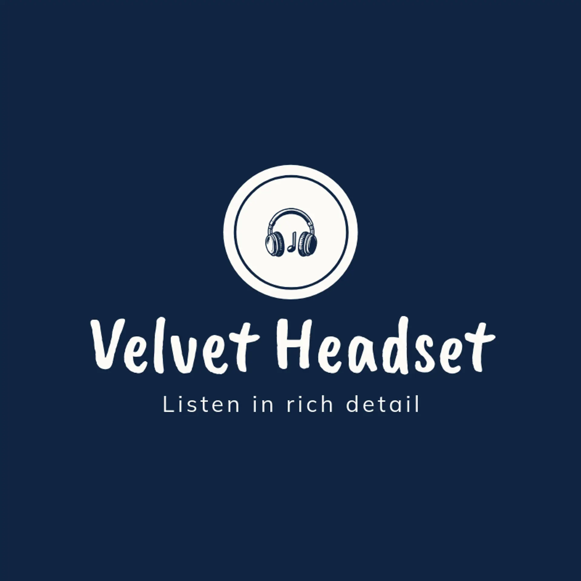 Velvet Headset logo for audio