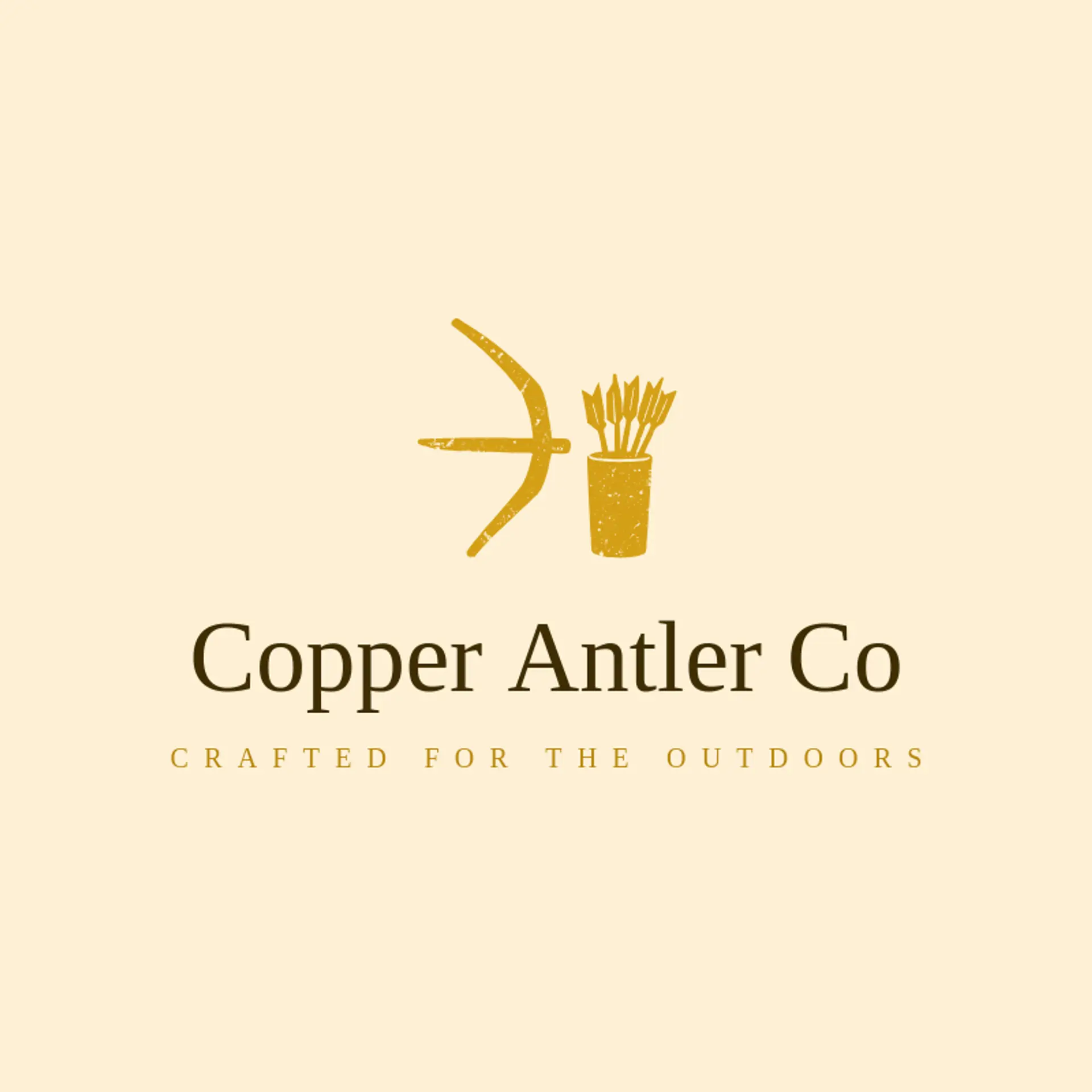 Copper Antler Co logo for hunter