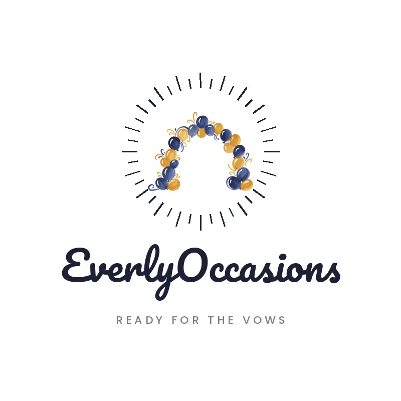 Balloon archway event stylist wedding logo