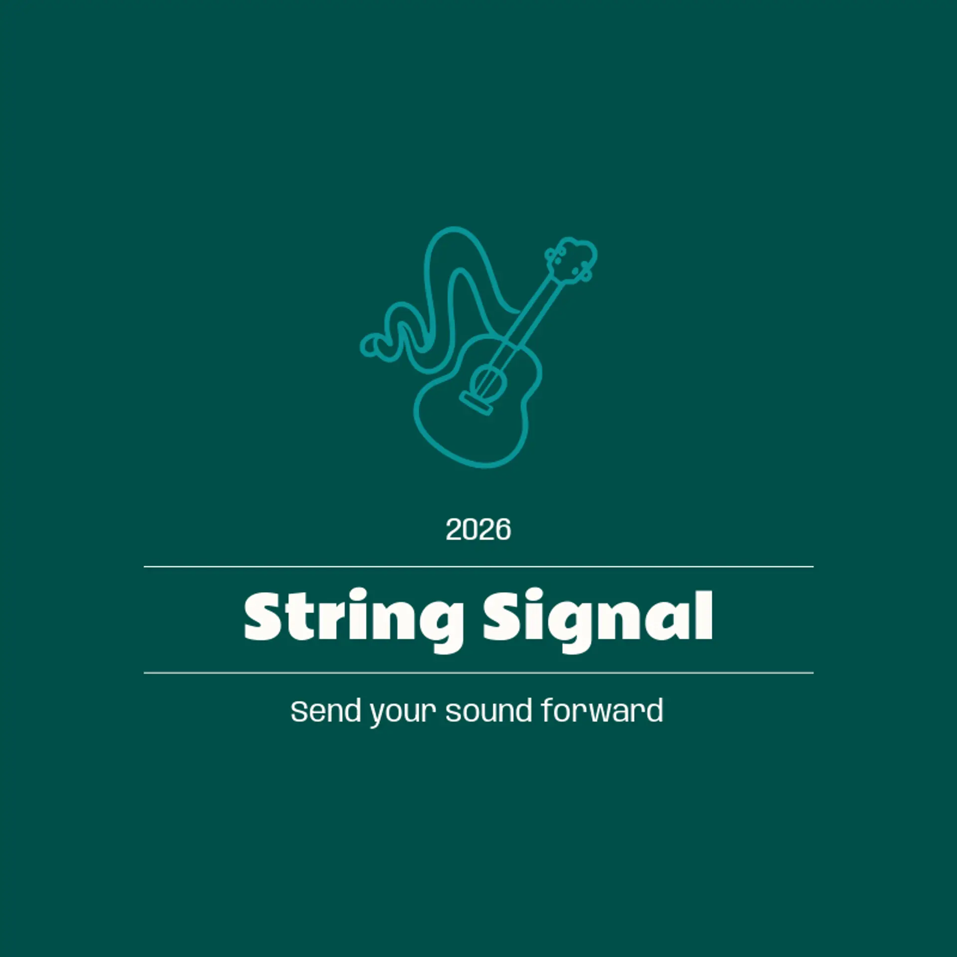 String Signal logo for guitar