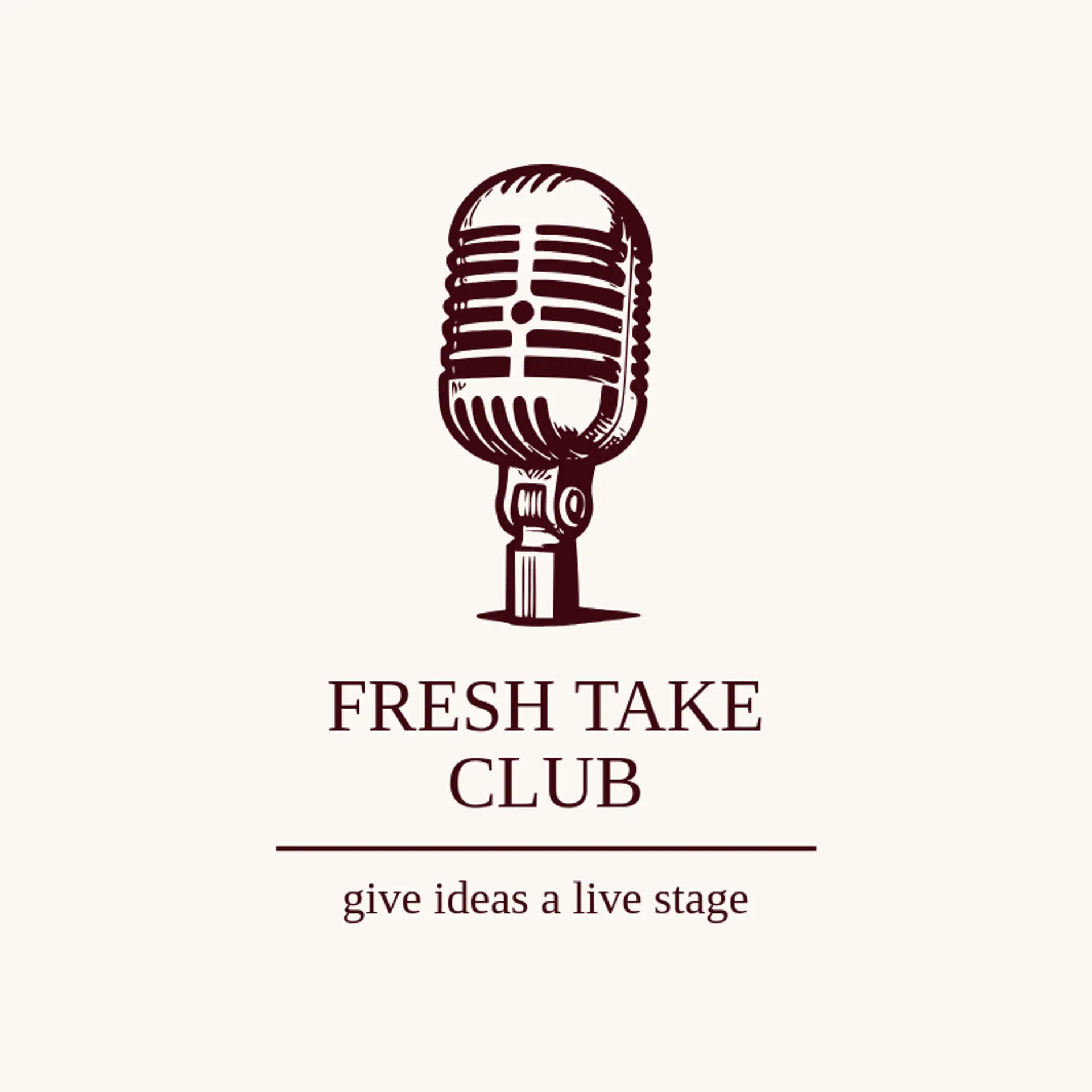 Fresh Take Club logo for streamer