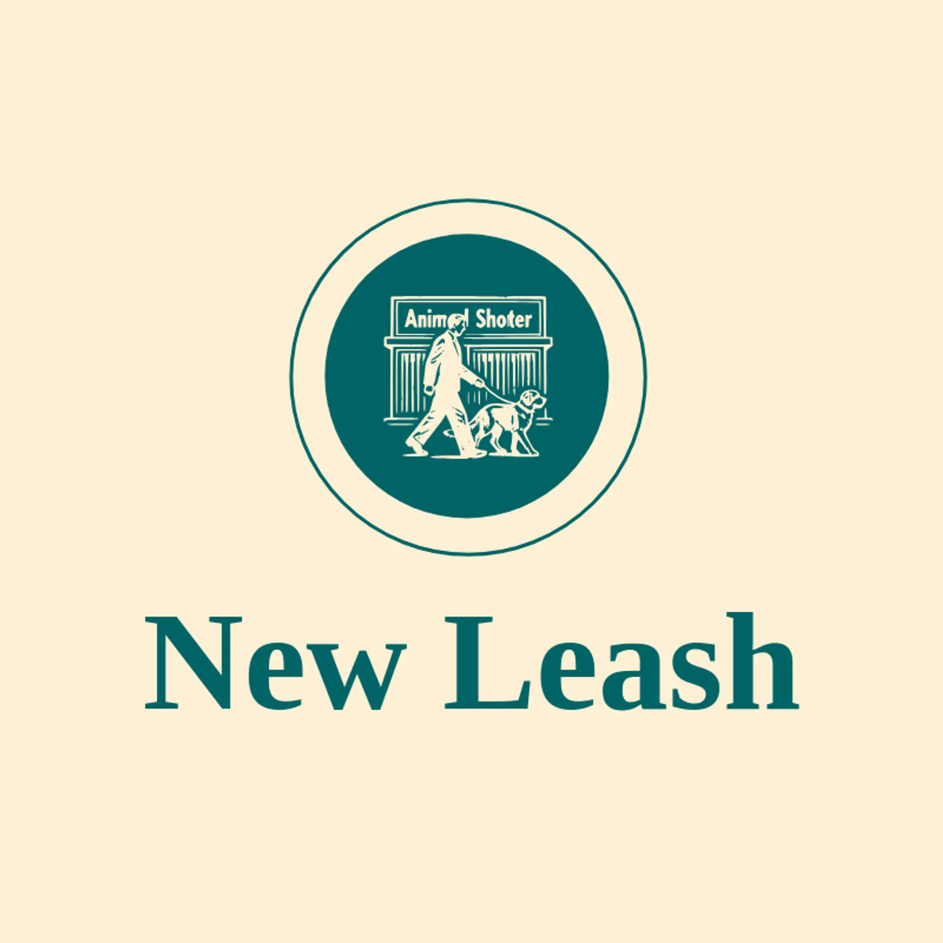 New Leash logo for animal shelter