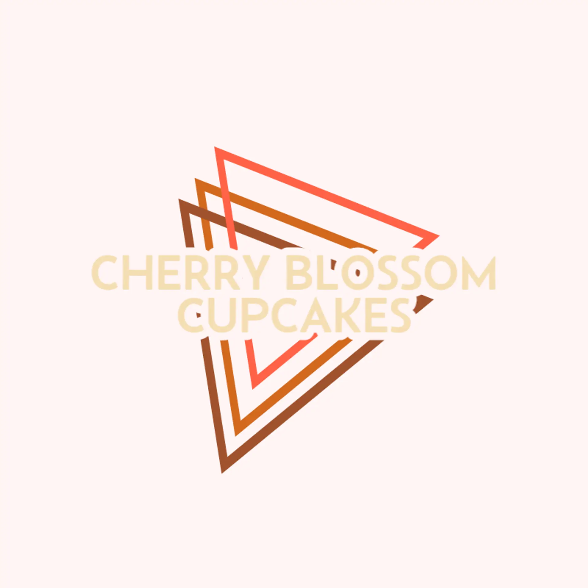 Cherry Blossom Cupcakes logo for cupcake bakery
