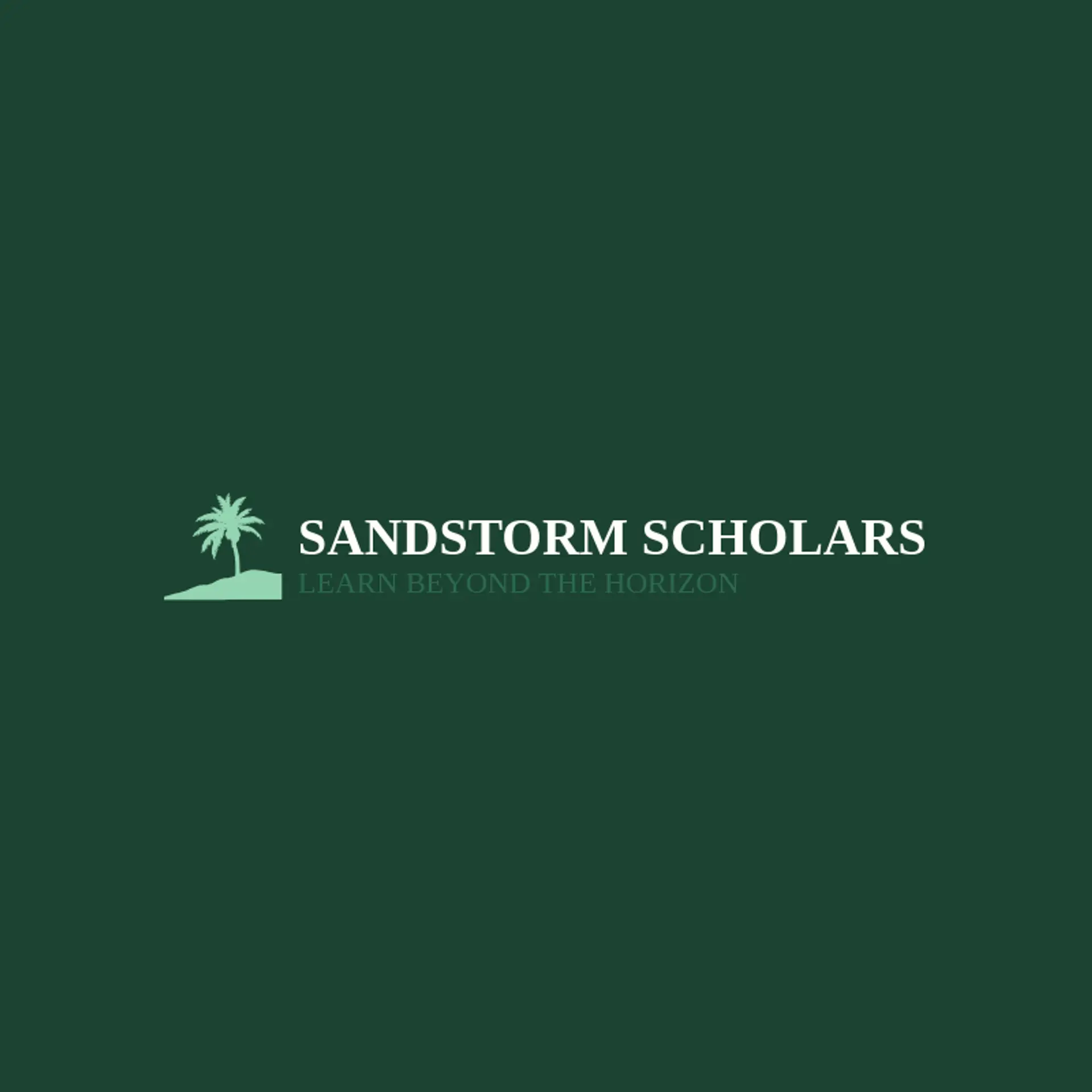 Sandstorm Scholars logo for dune