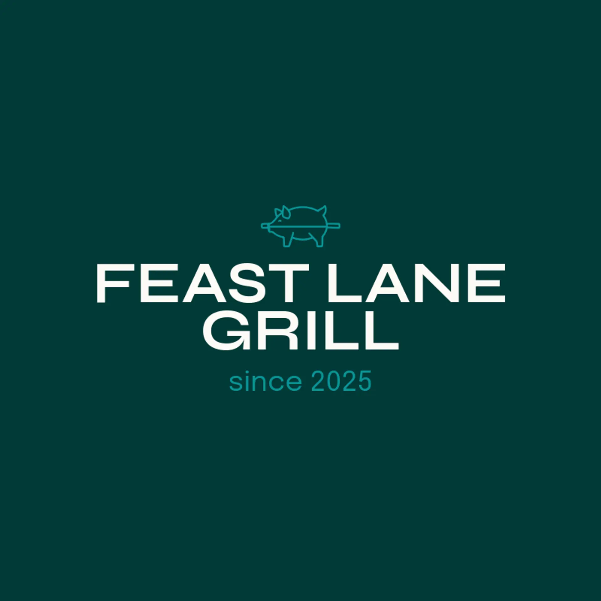 Feast Lane Grill logo for lechon