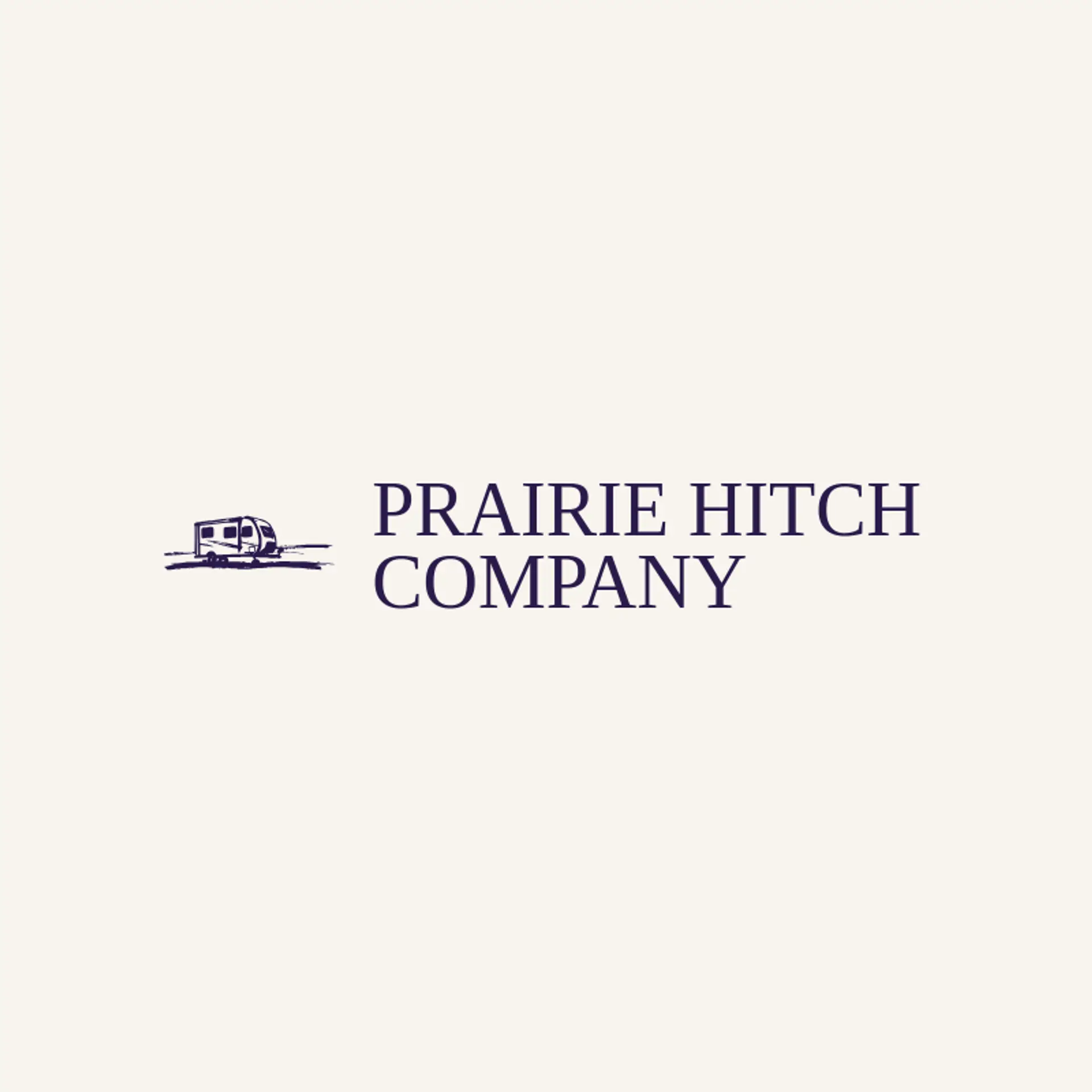 Prairie Hitch Company logo for trailer
