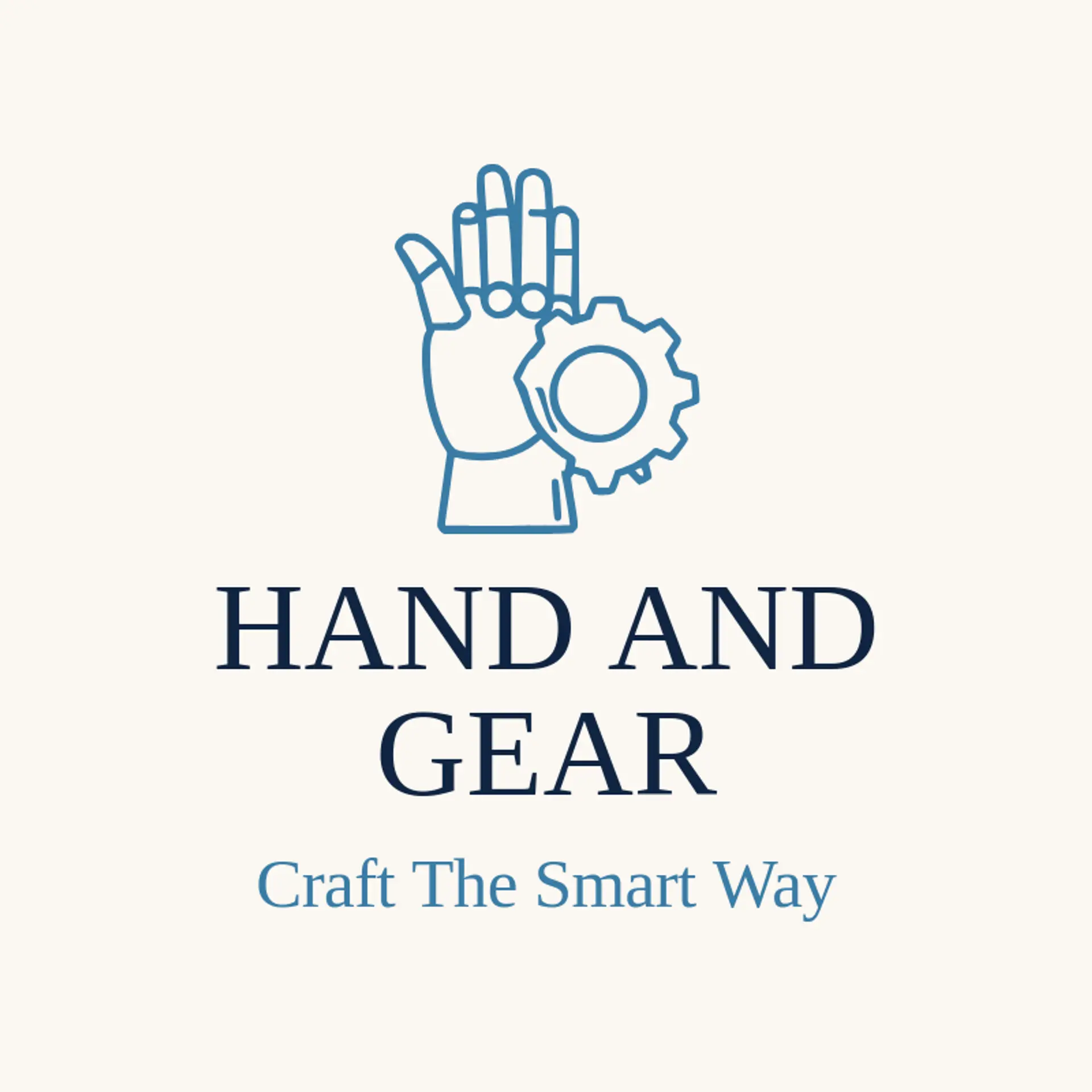 Hand And Gear logo for robotics
