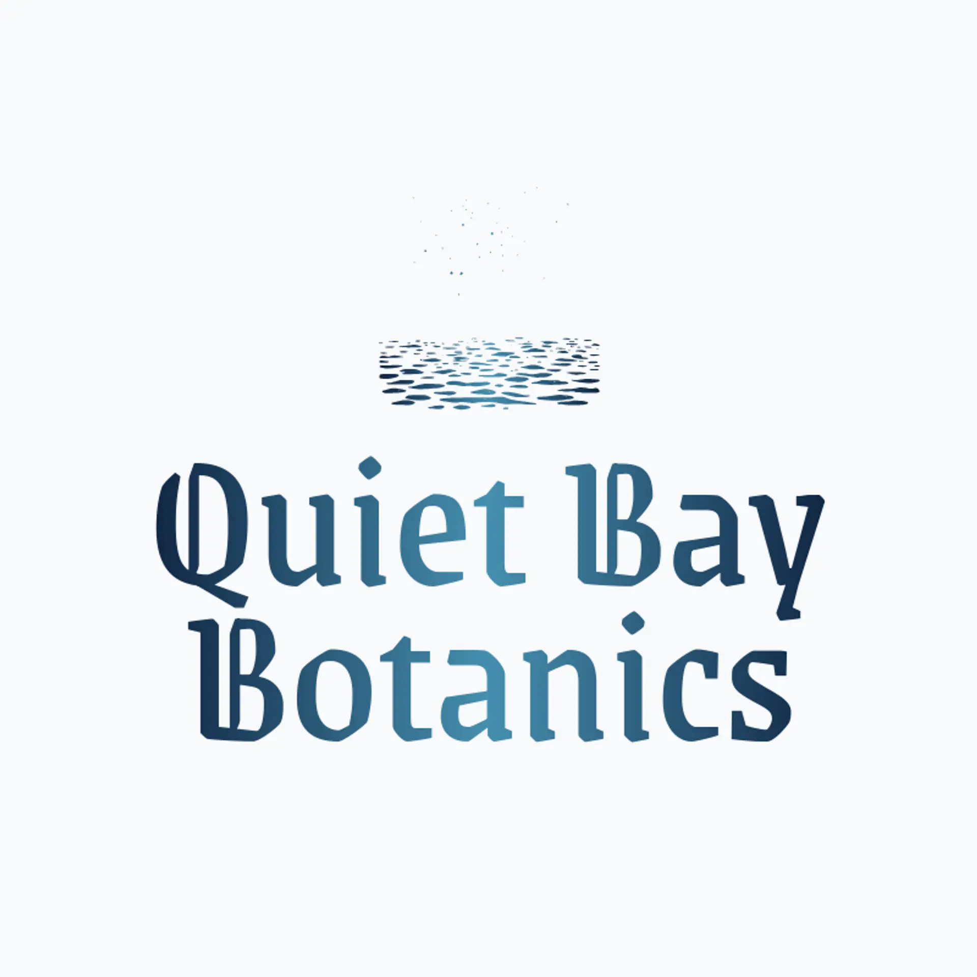 Quiet Bay Botanics logo for lagoon