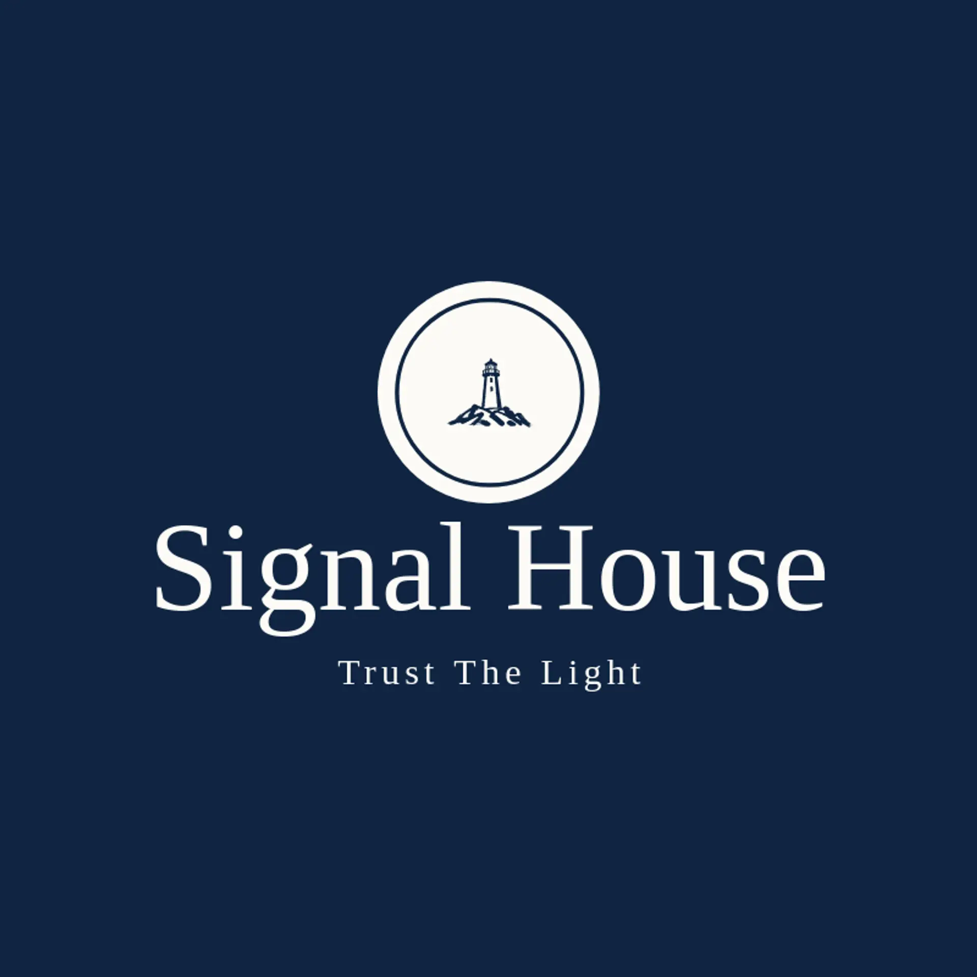 Signal House logo for lighthouse