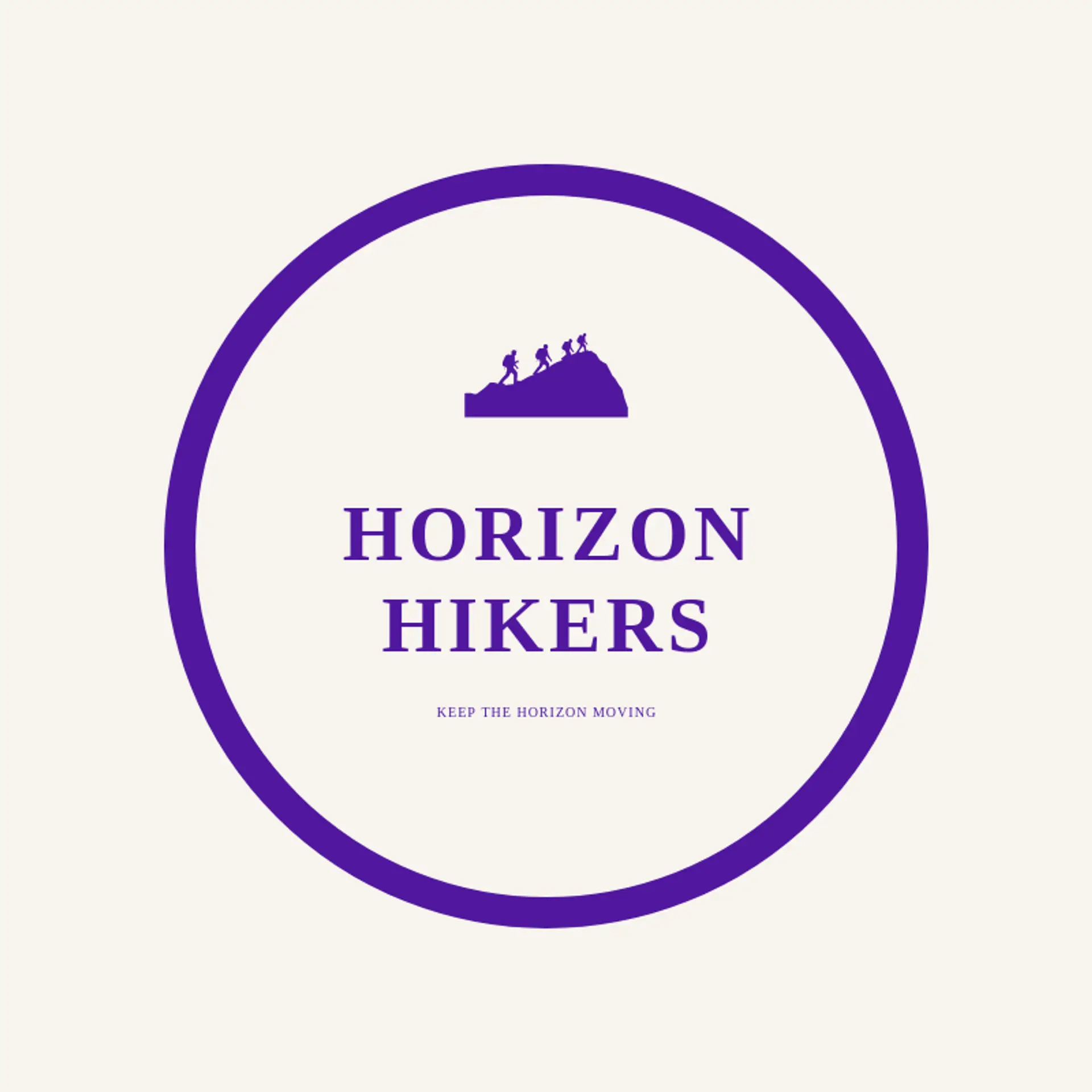 Horizon Hikers logo for hiking
