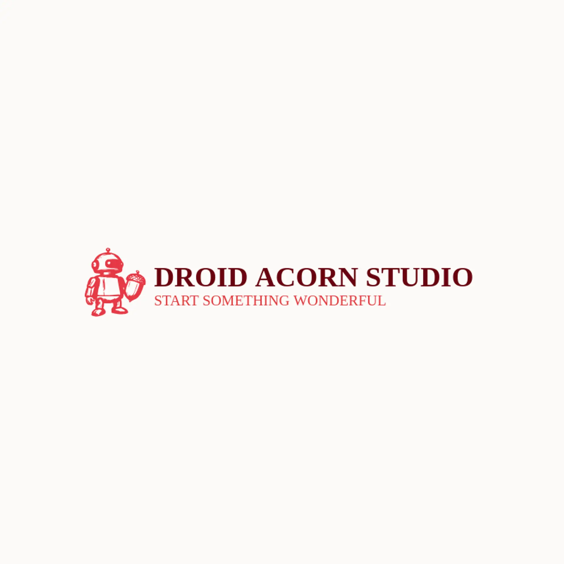 Droid Acorn Studio logo for droid