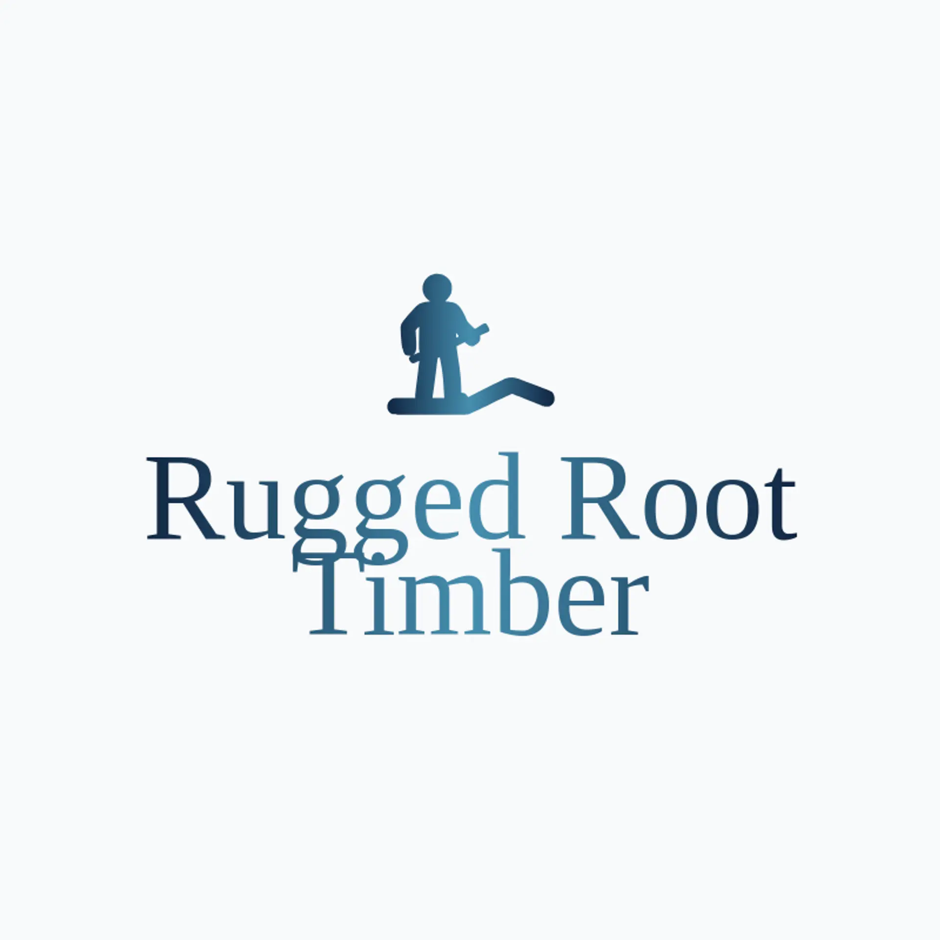 Rugged Root Timber logo for lumberjack