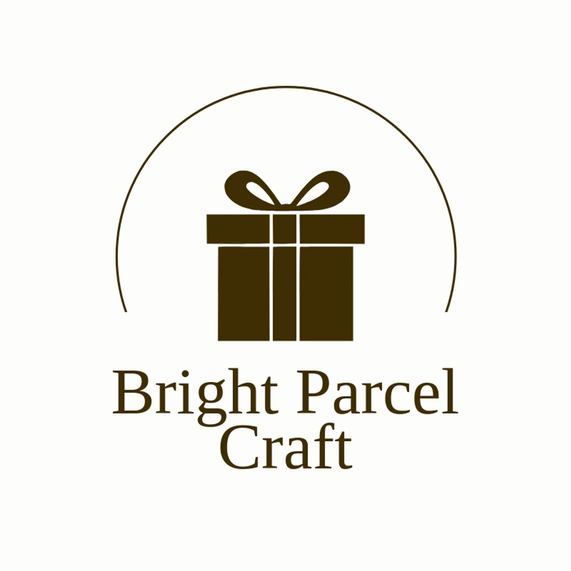Bright Parcel Craft logo for handmade