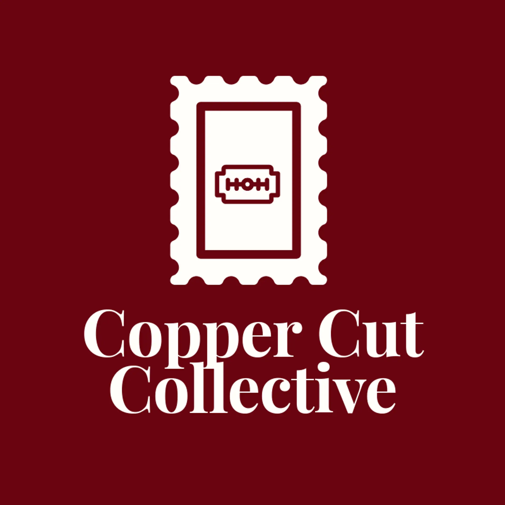 Copper Cut Collective logo for razor
