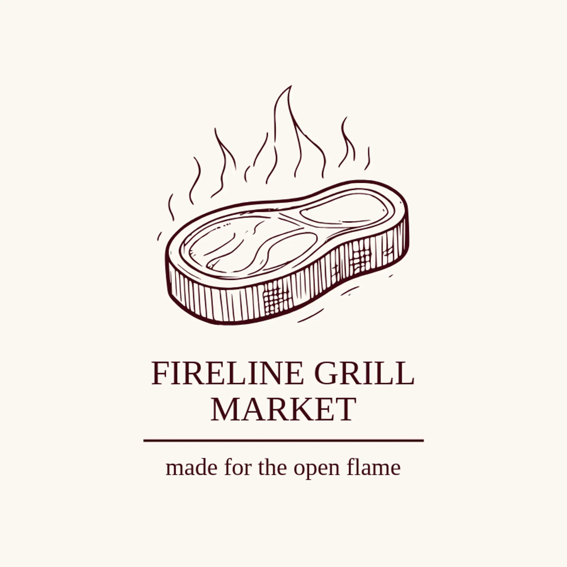 Fireline Grill Market logo for beef