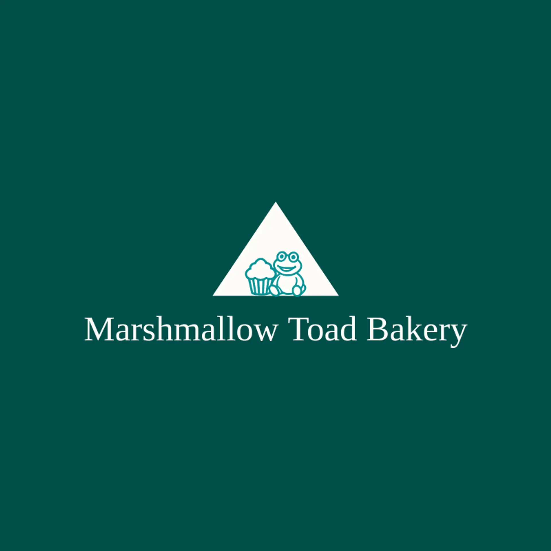 Marshmallow Toad Bakery logo for toad
