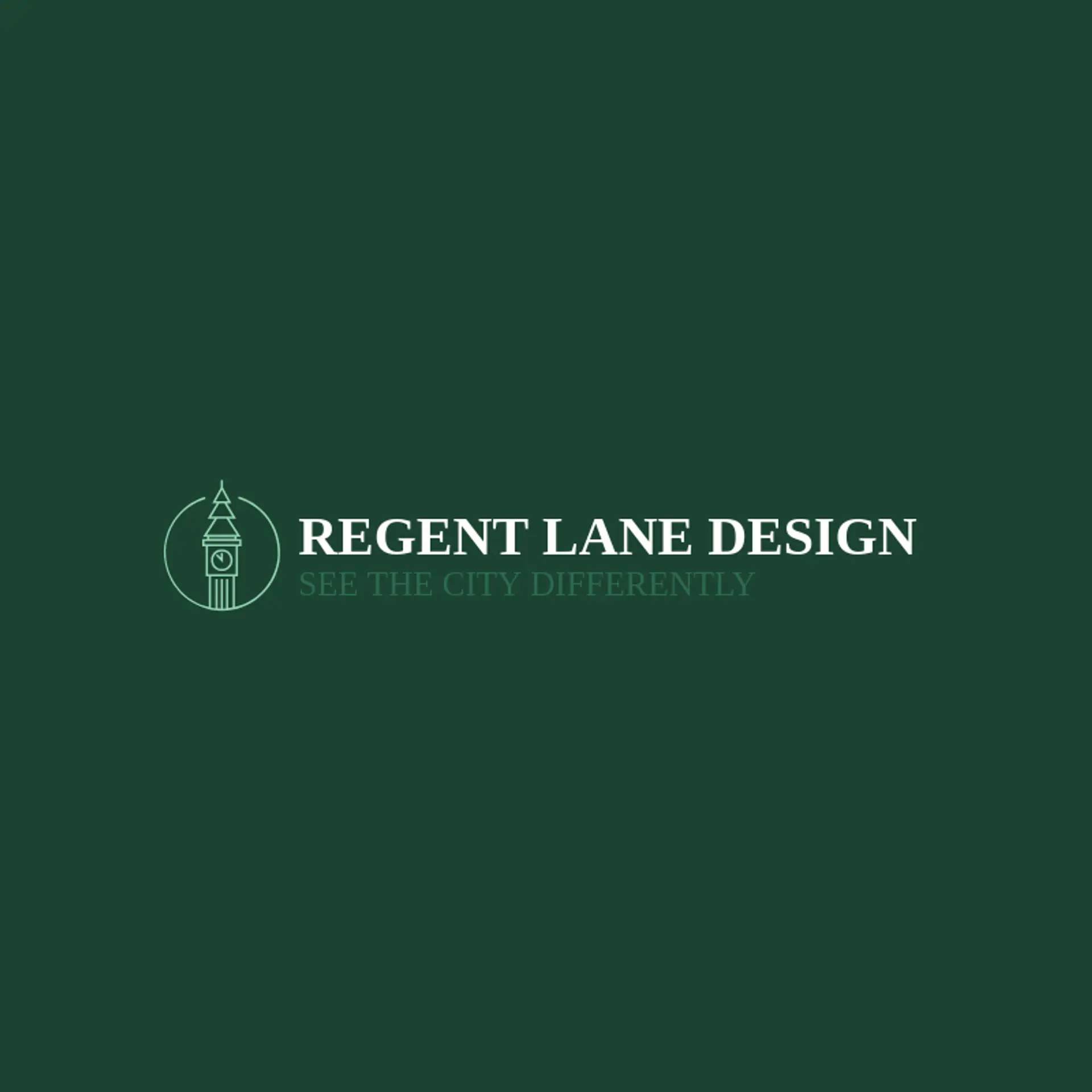 Regent Lane Design logo for london