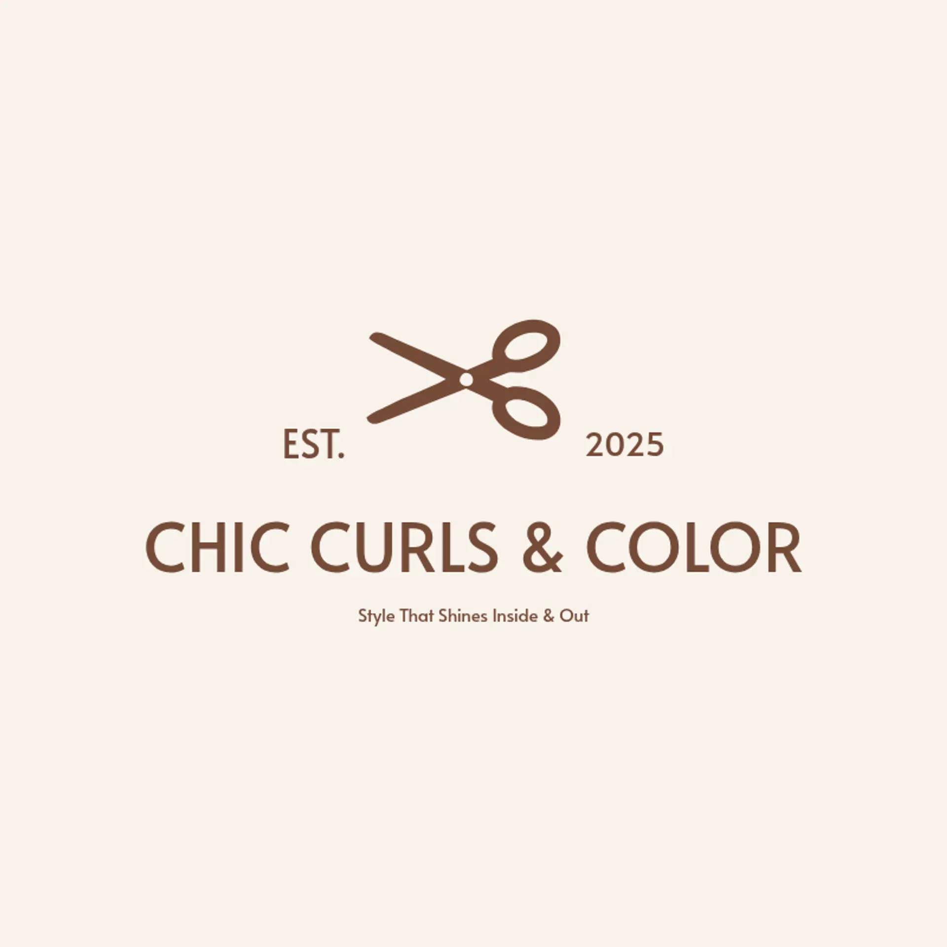 Gloss & Glam Studio logo for hair and nail salon