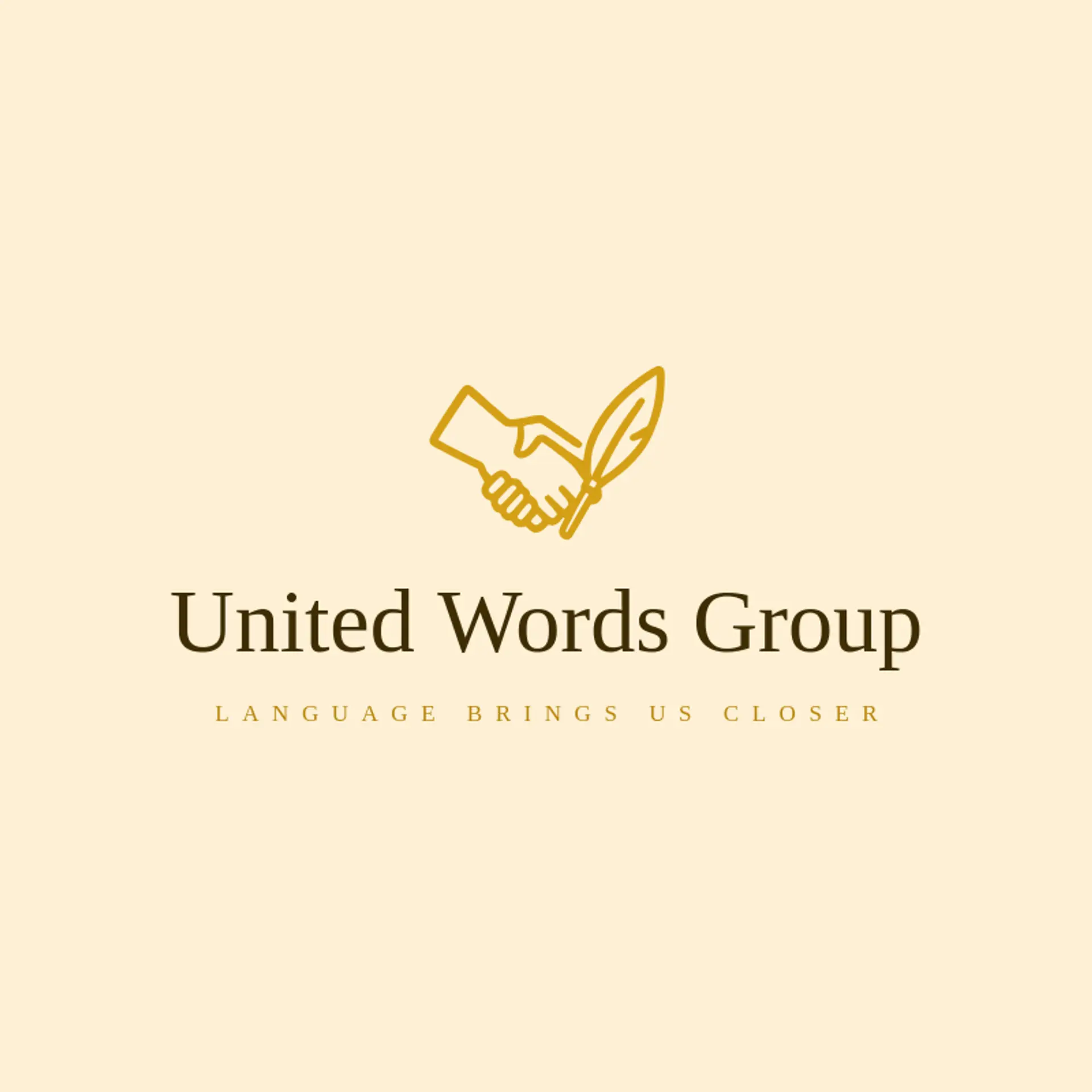 United Words Group logo for translation