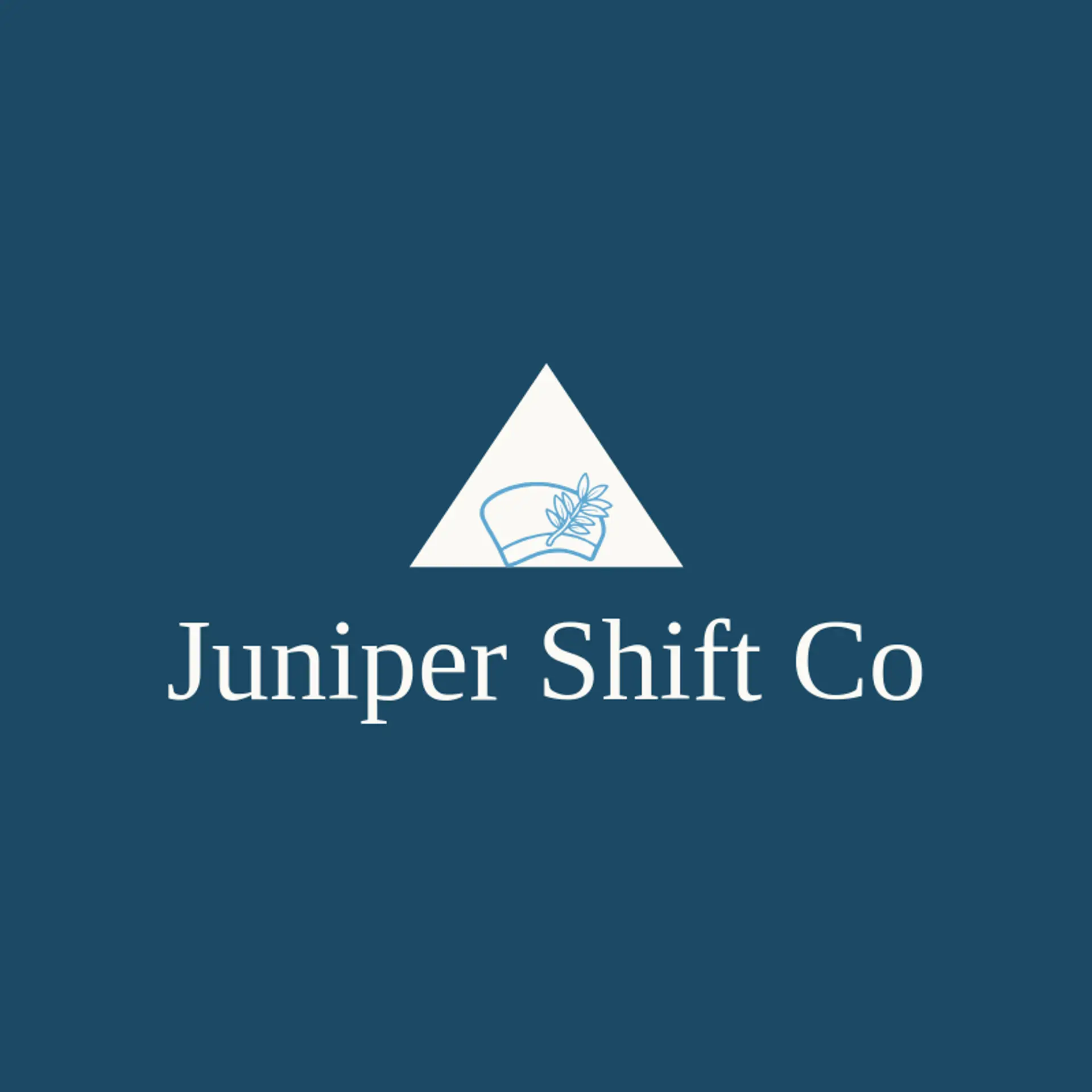 Juniper Shift Co logo for scrub