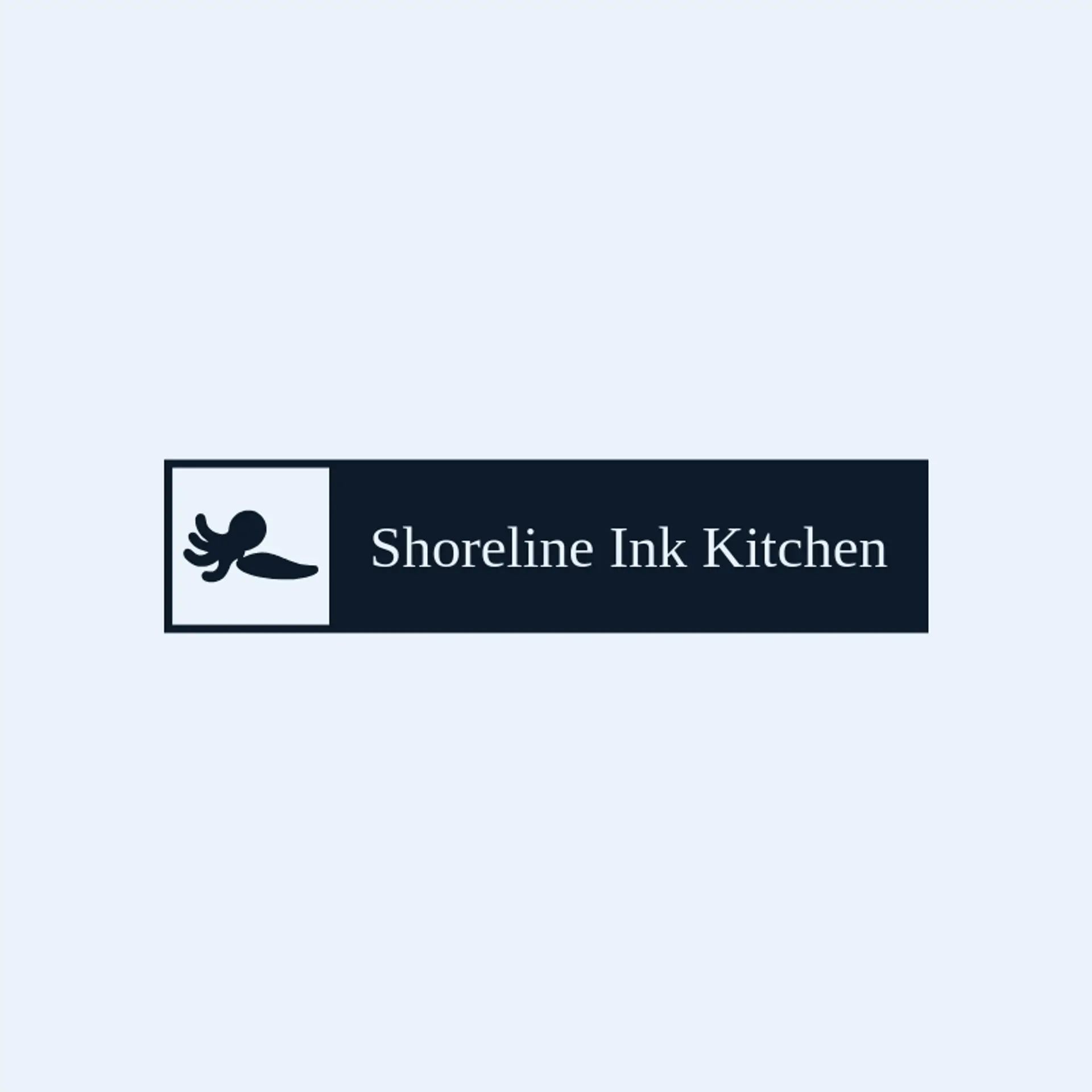 Shoreline Ink Kitchen logo for squid