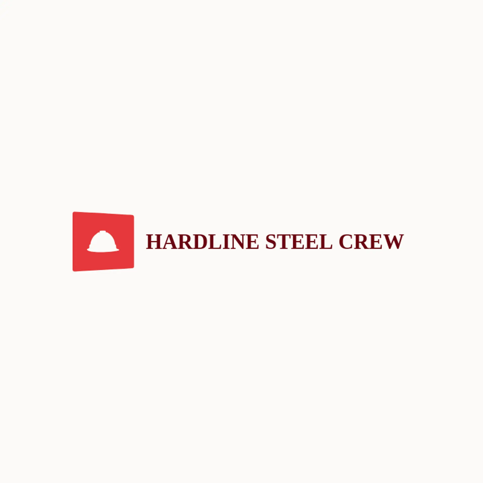 Hardline Steel Crew logo for metal