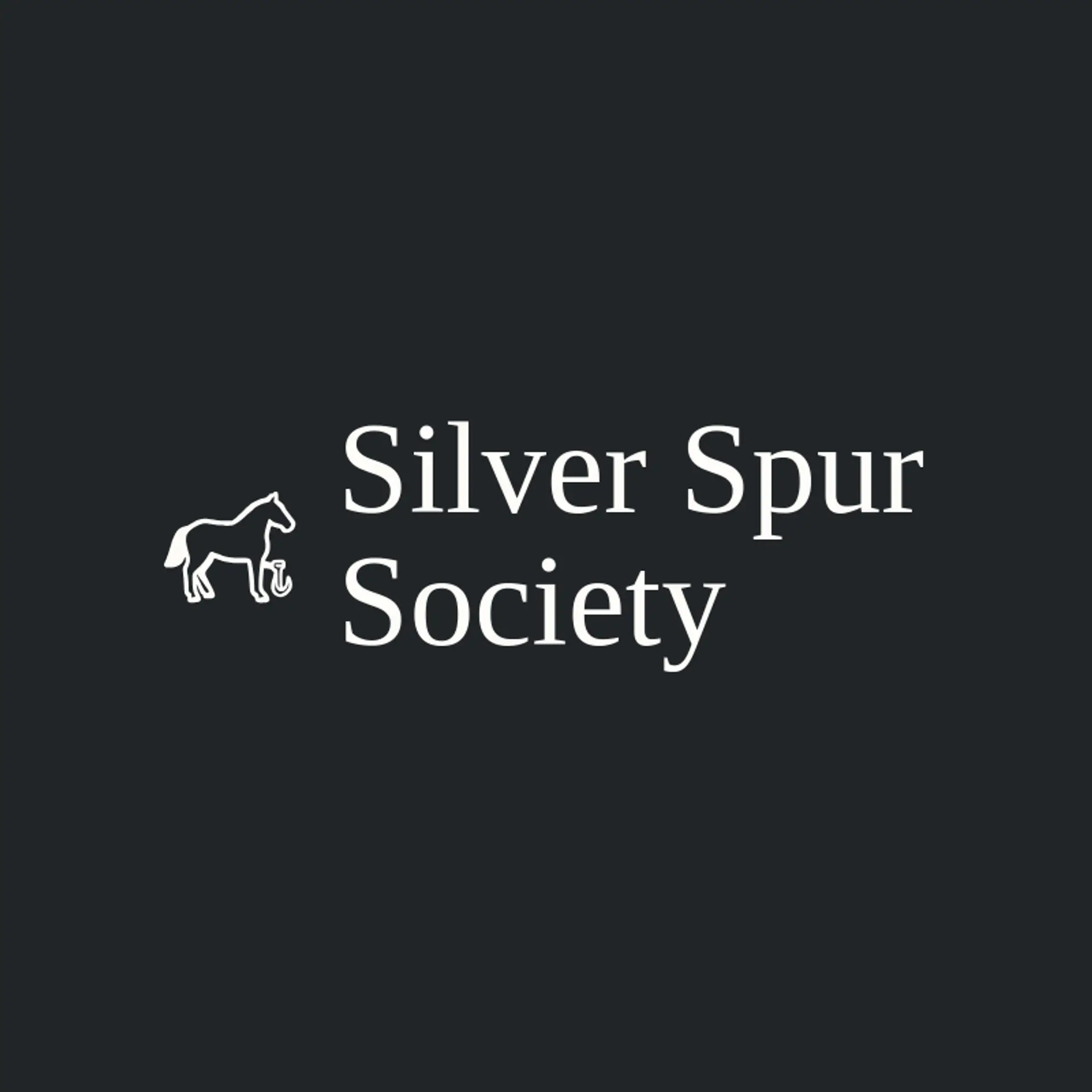 Silver Spur Society logo for mustang
