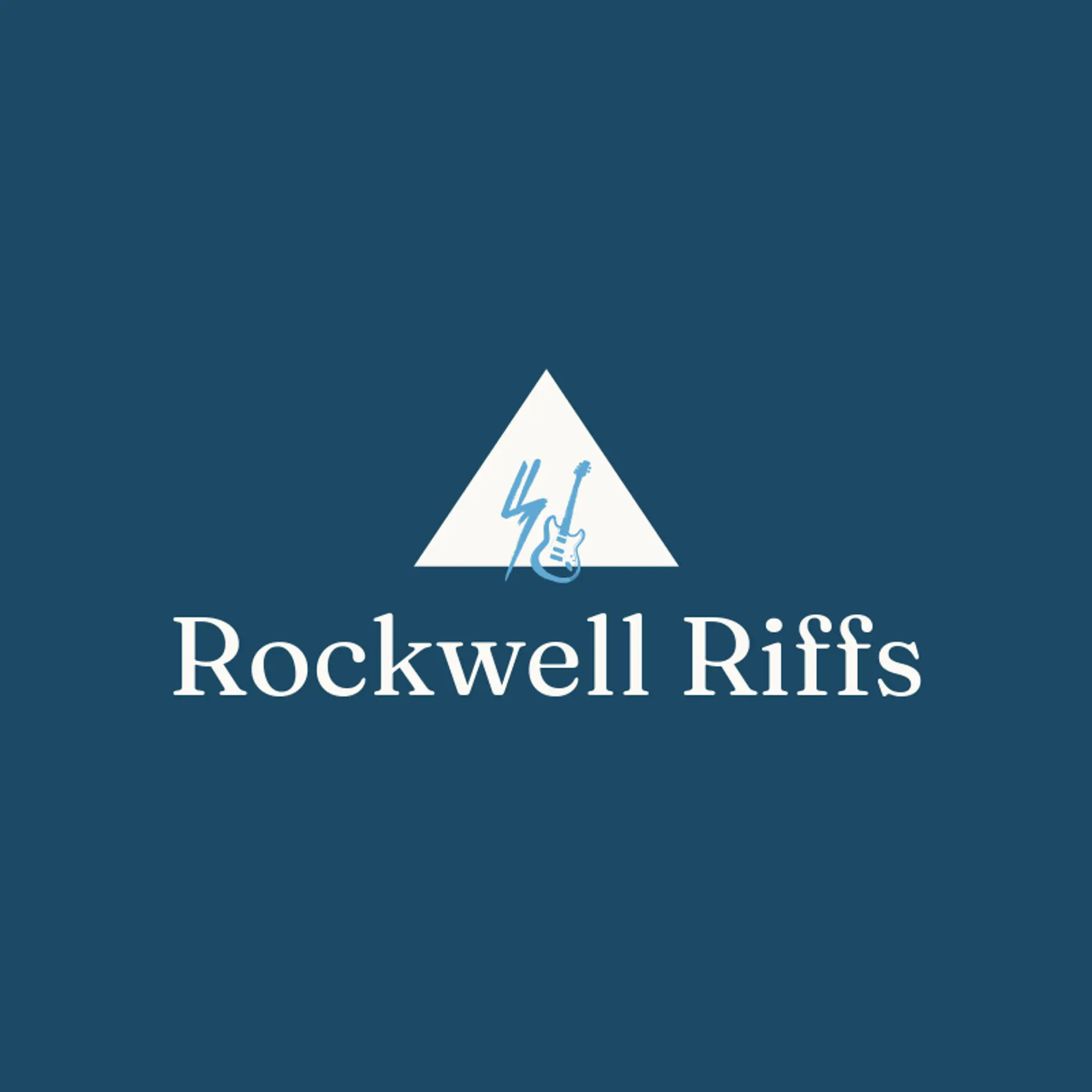 Rockwell Riffs logo for guitar