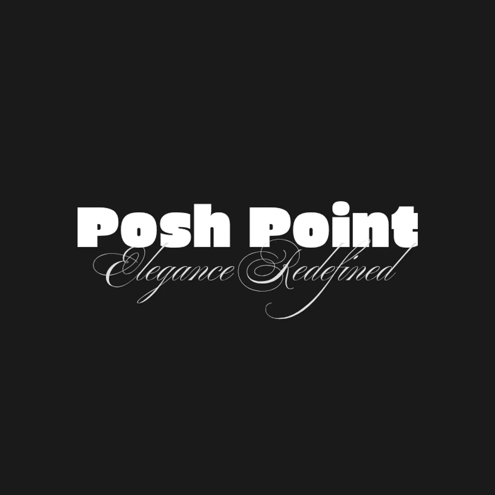 PoshPalette logo for fashion business