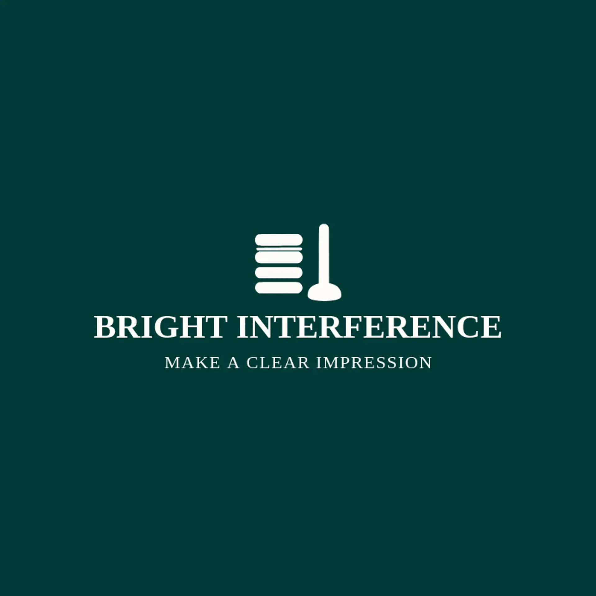 Bright Interference logo for static