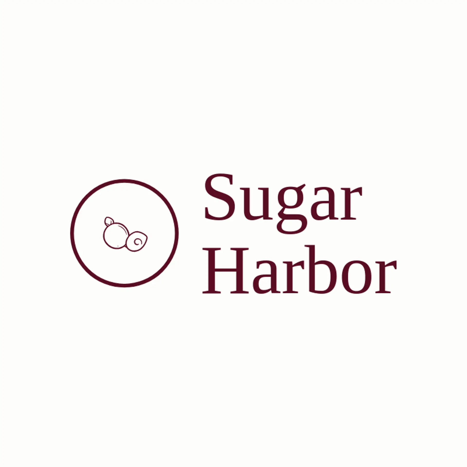 Sugar Harbor logo for sweets