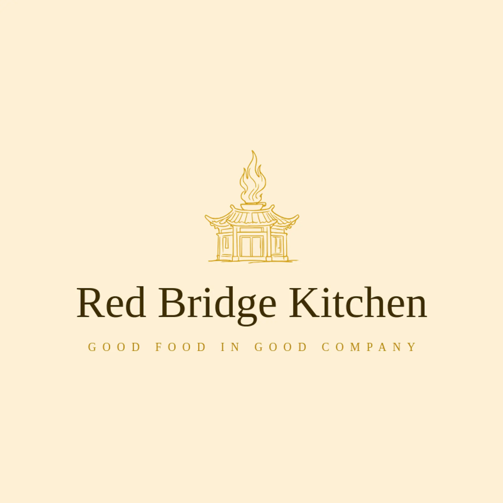 Red Bridge Kitchen logo for chinese restaurant