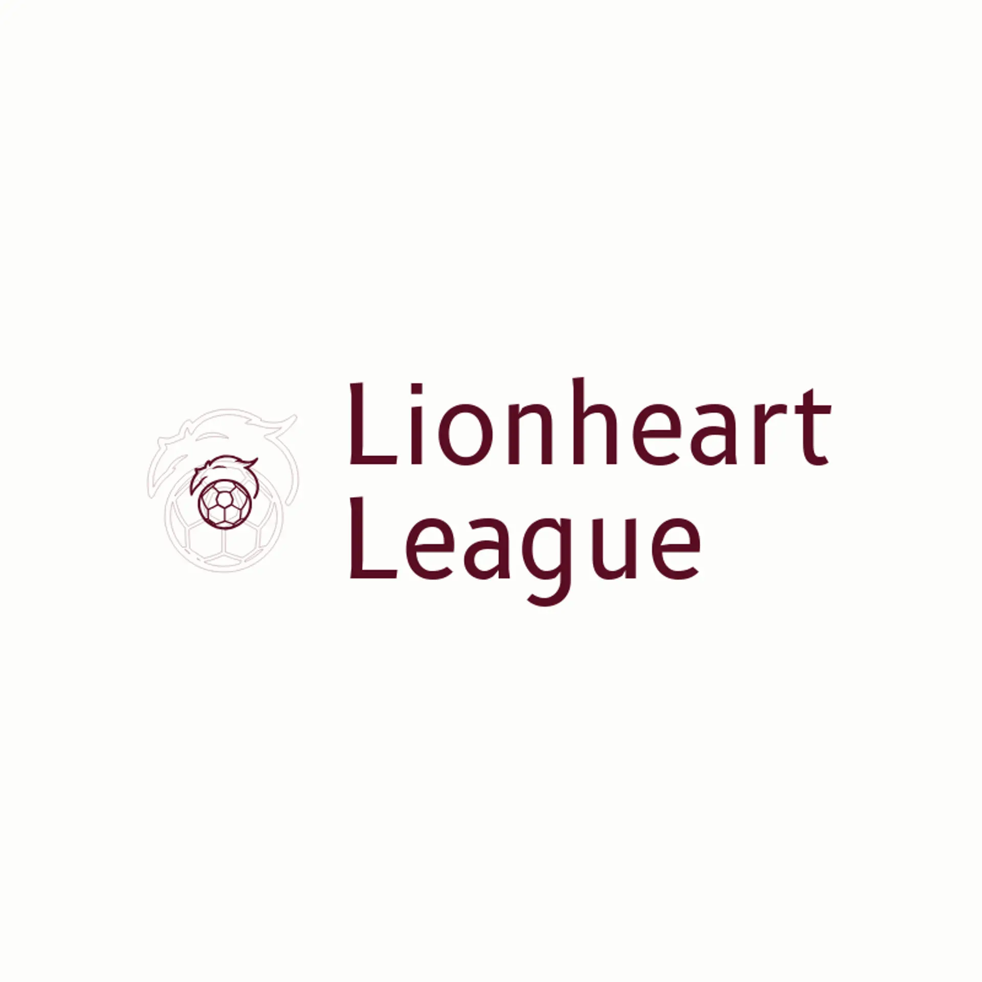 Lionheart League logo for soccer
