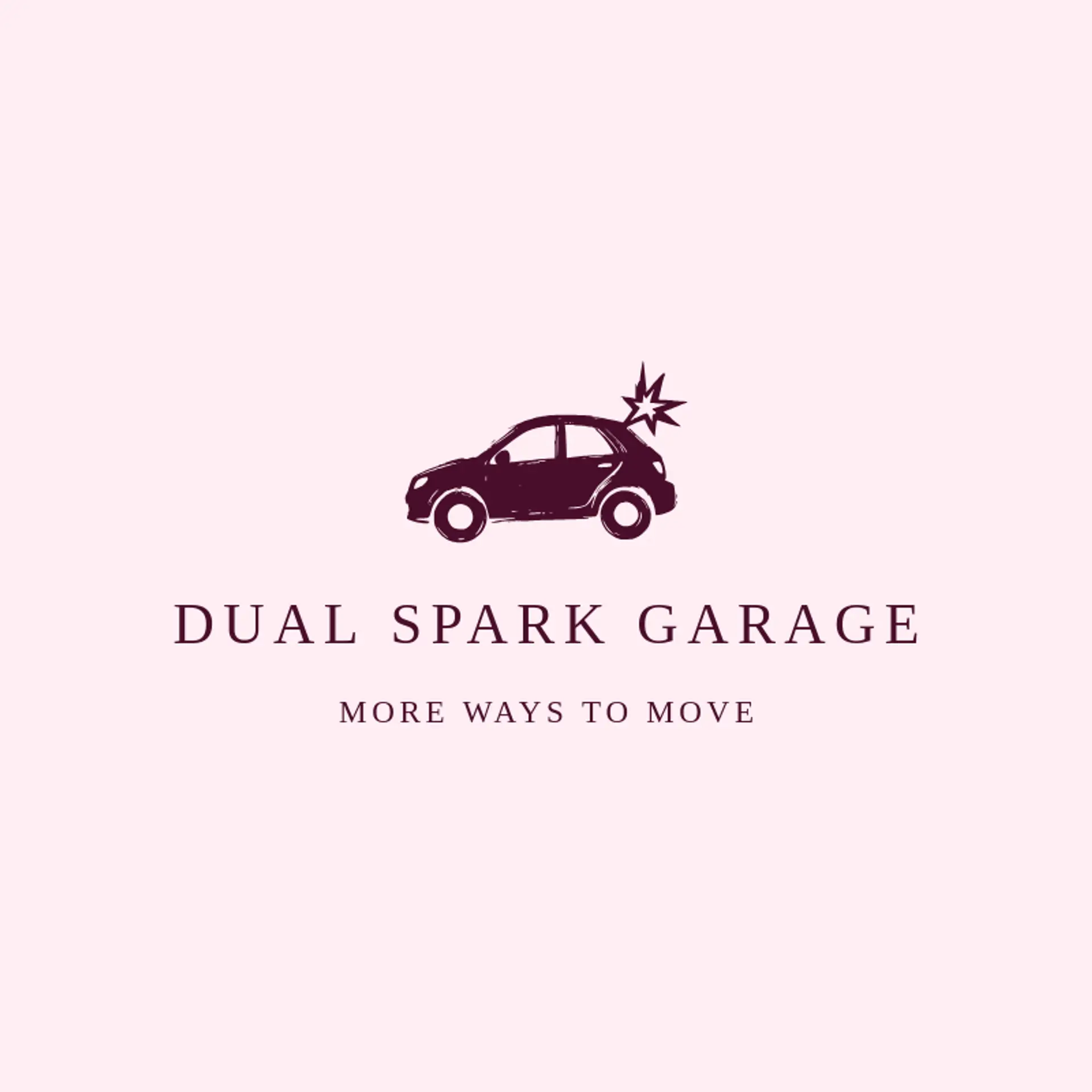 Dual Spark Garage logo for hybrid
