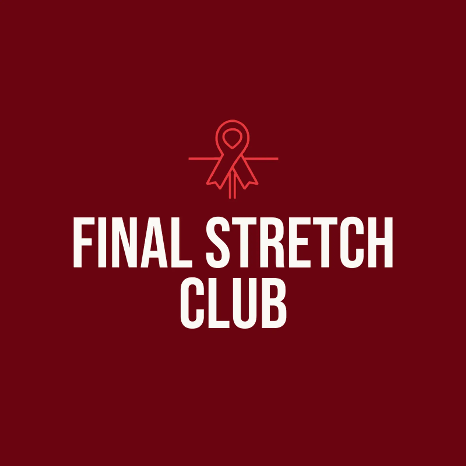 Final Stretch Club logo for track and field