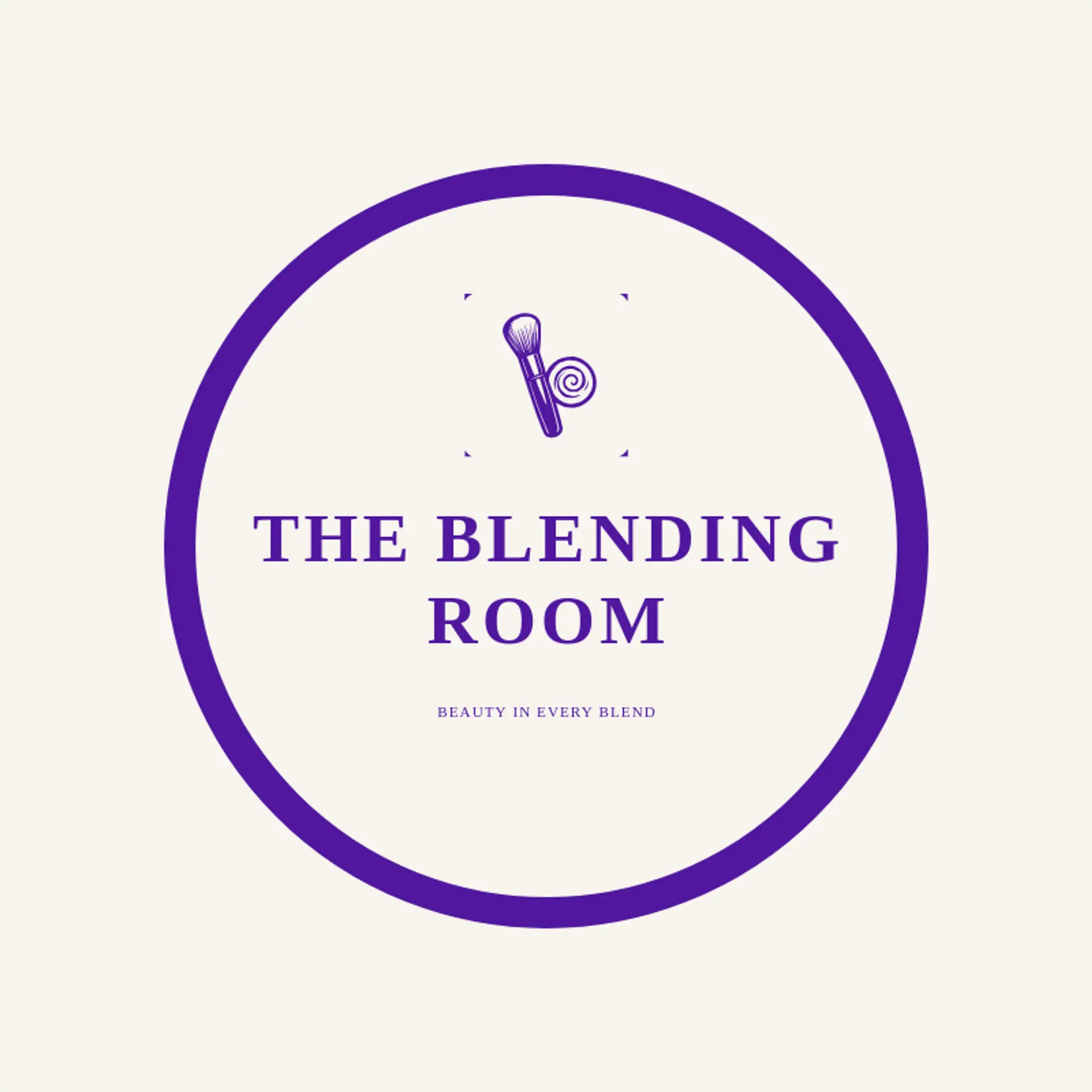 The Blending Room logo for cosmetics