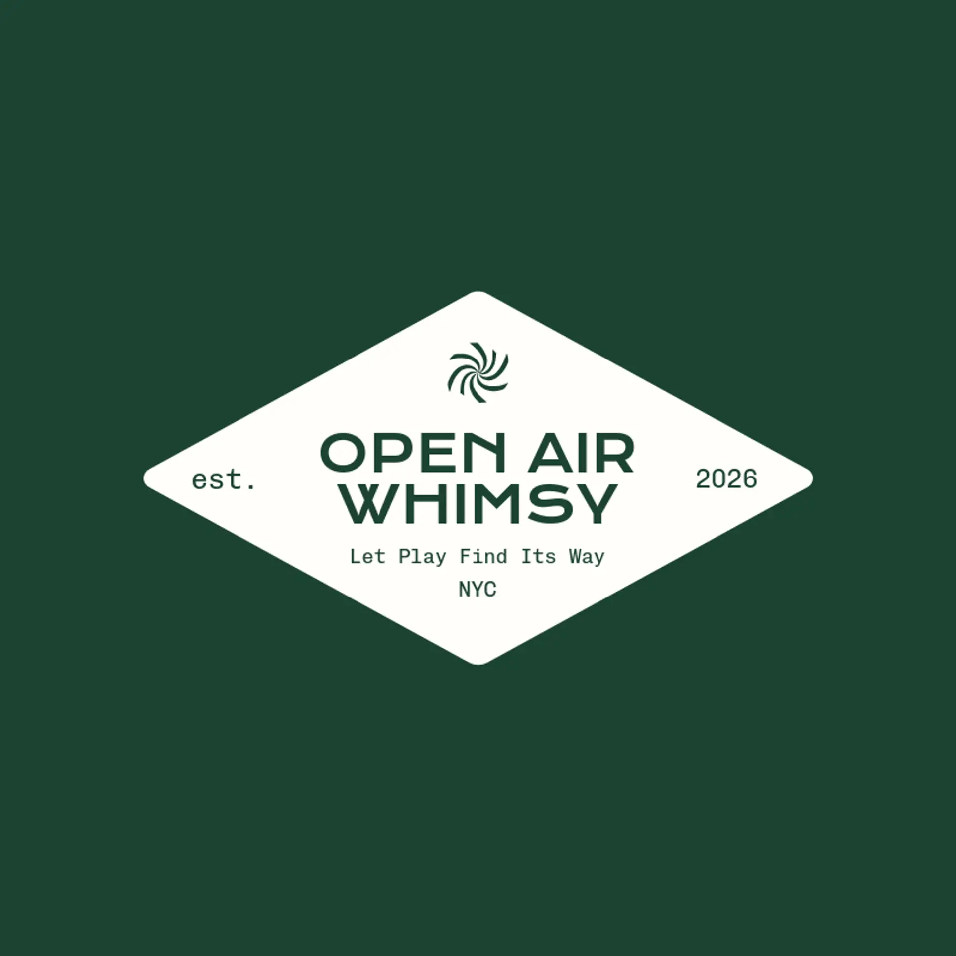 Open Air Whimsy logo for pinwheel