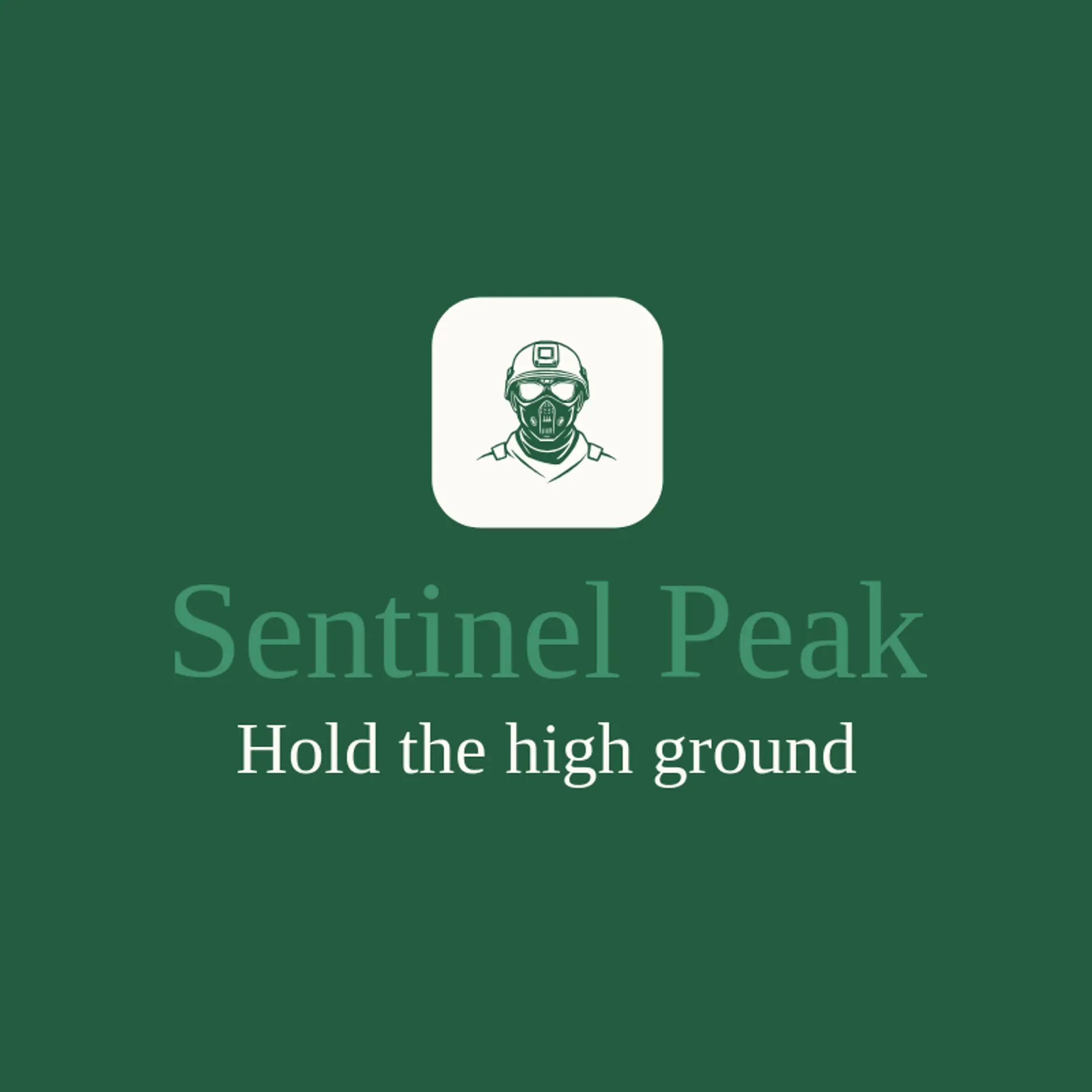 Sentinel Peak logo for special forces