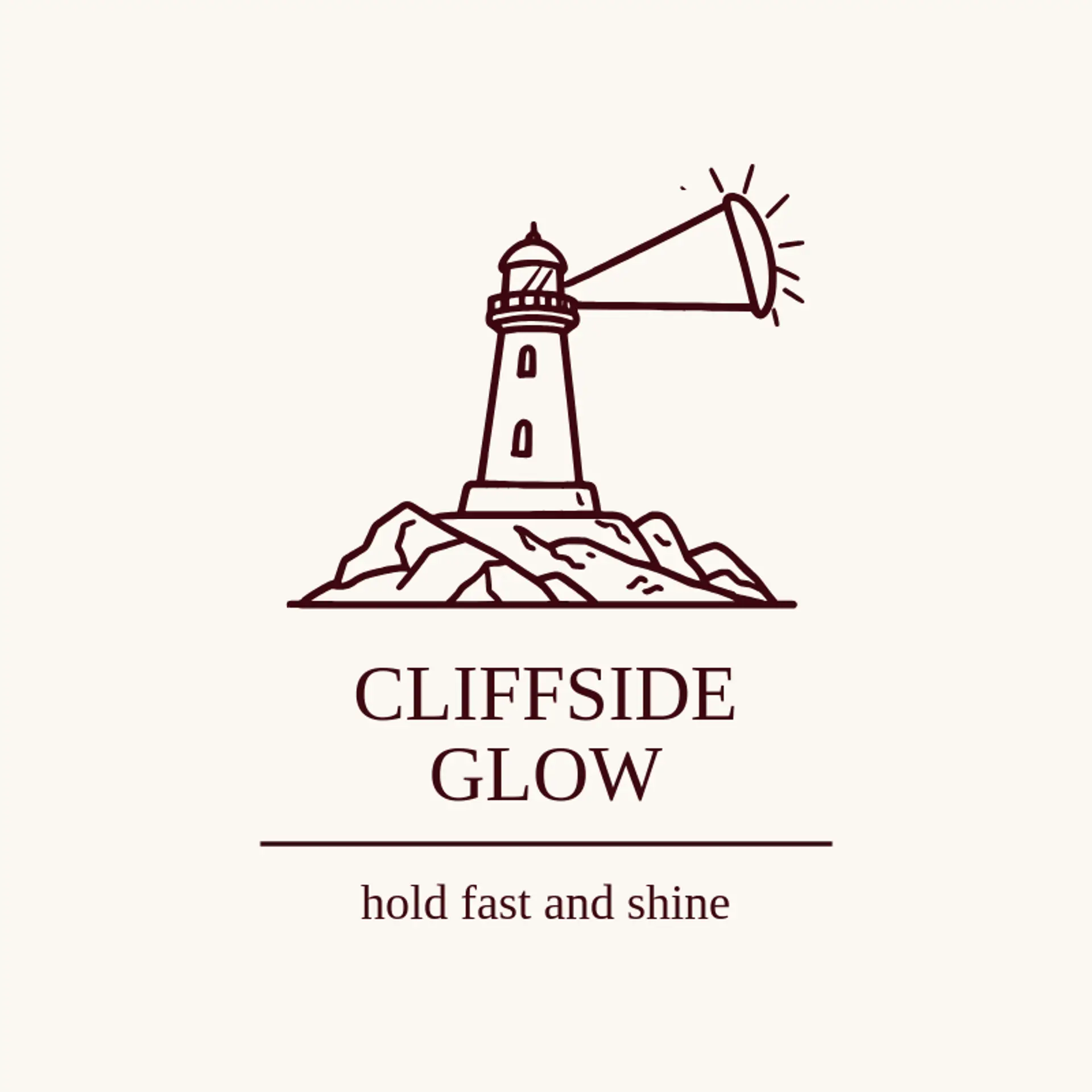 Cliffside Glow logo for lighthouse