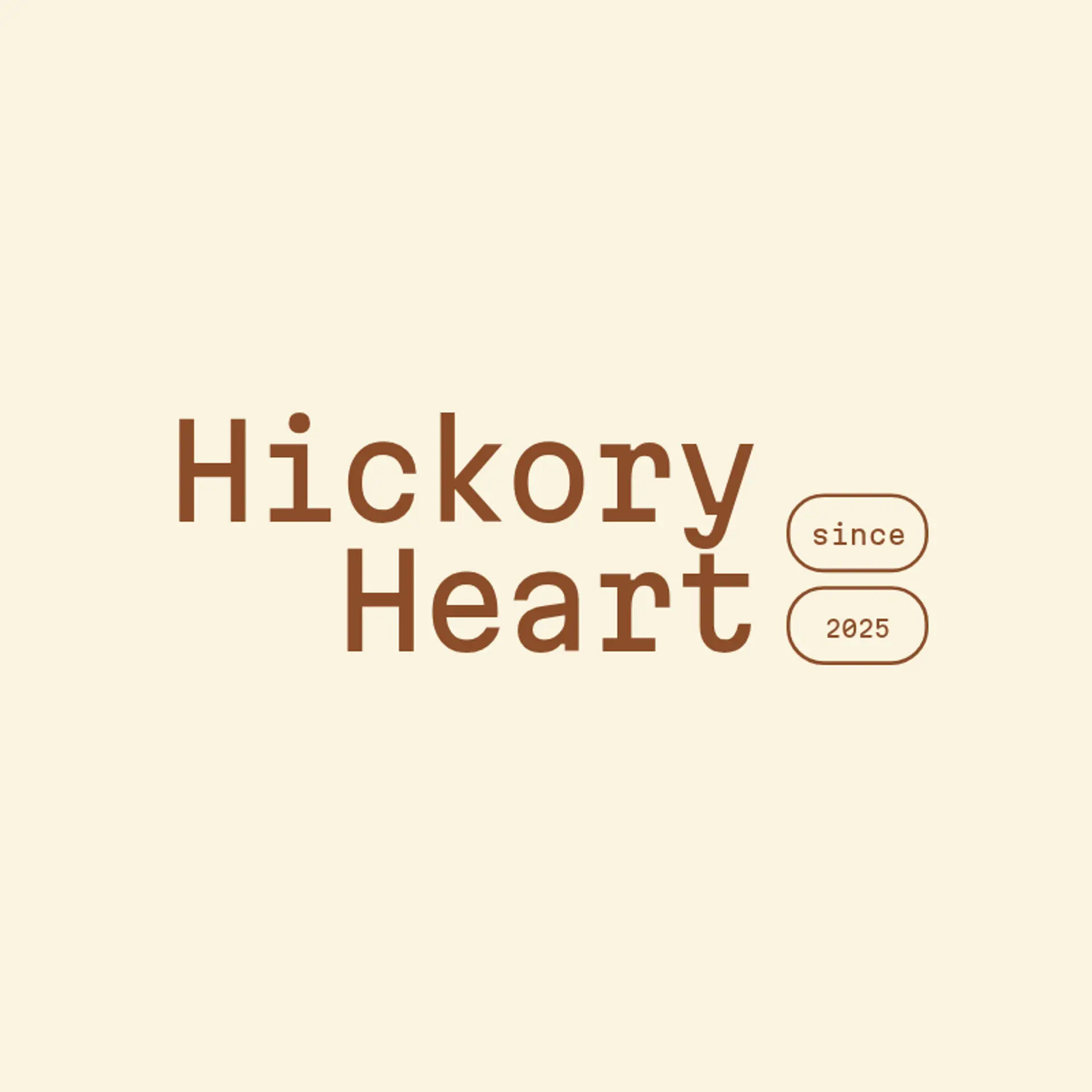 Hickory Heart logo for bbq restaurant