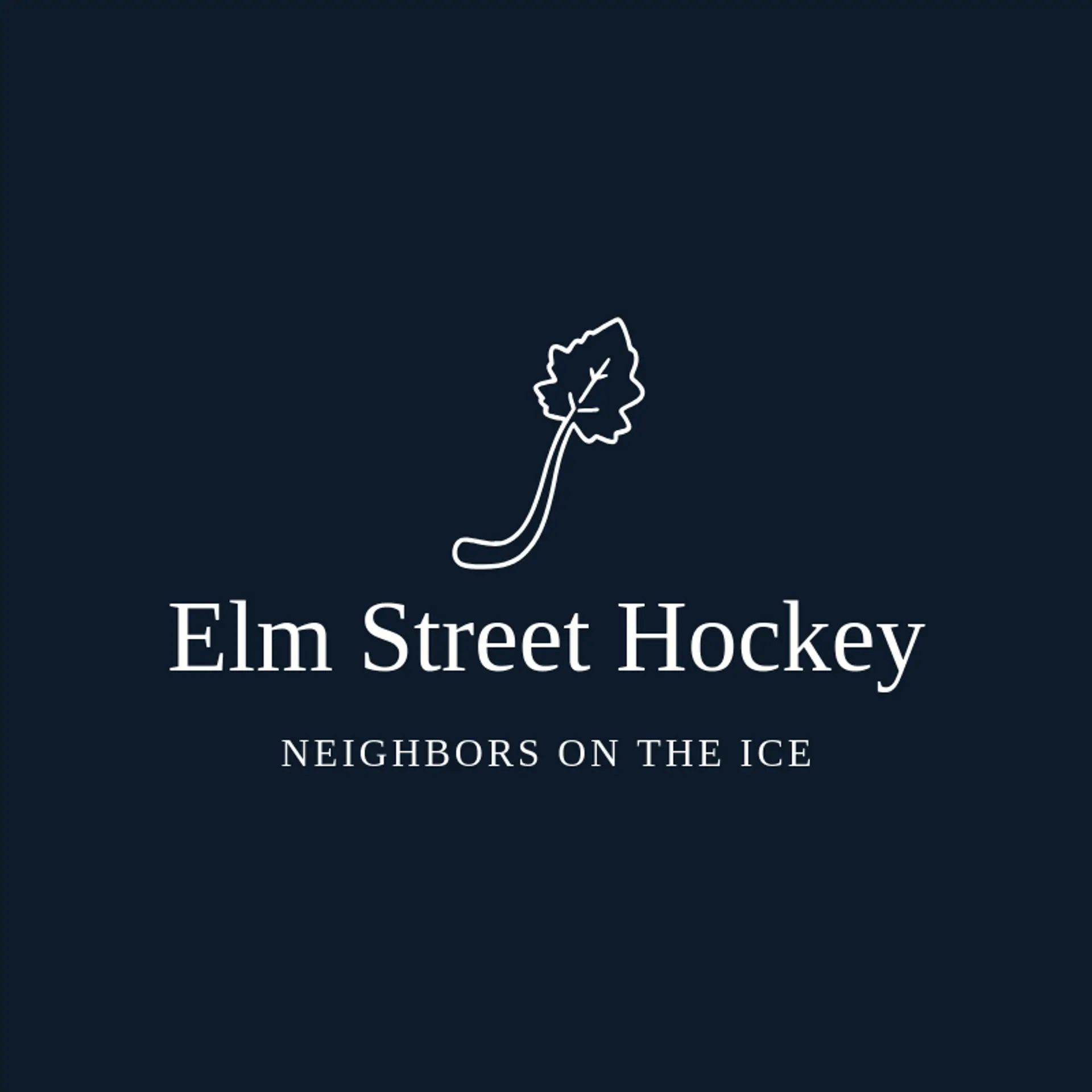 Elm Street Hockey logo for hockey stick
