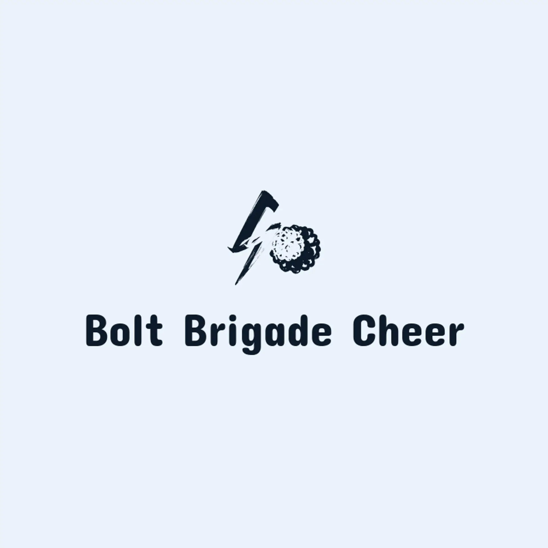 Bolt Brigade Cheer logo for cheerleading