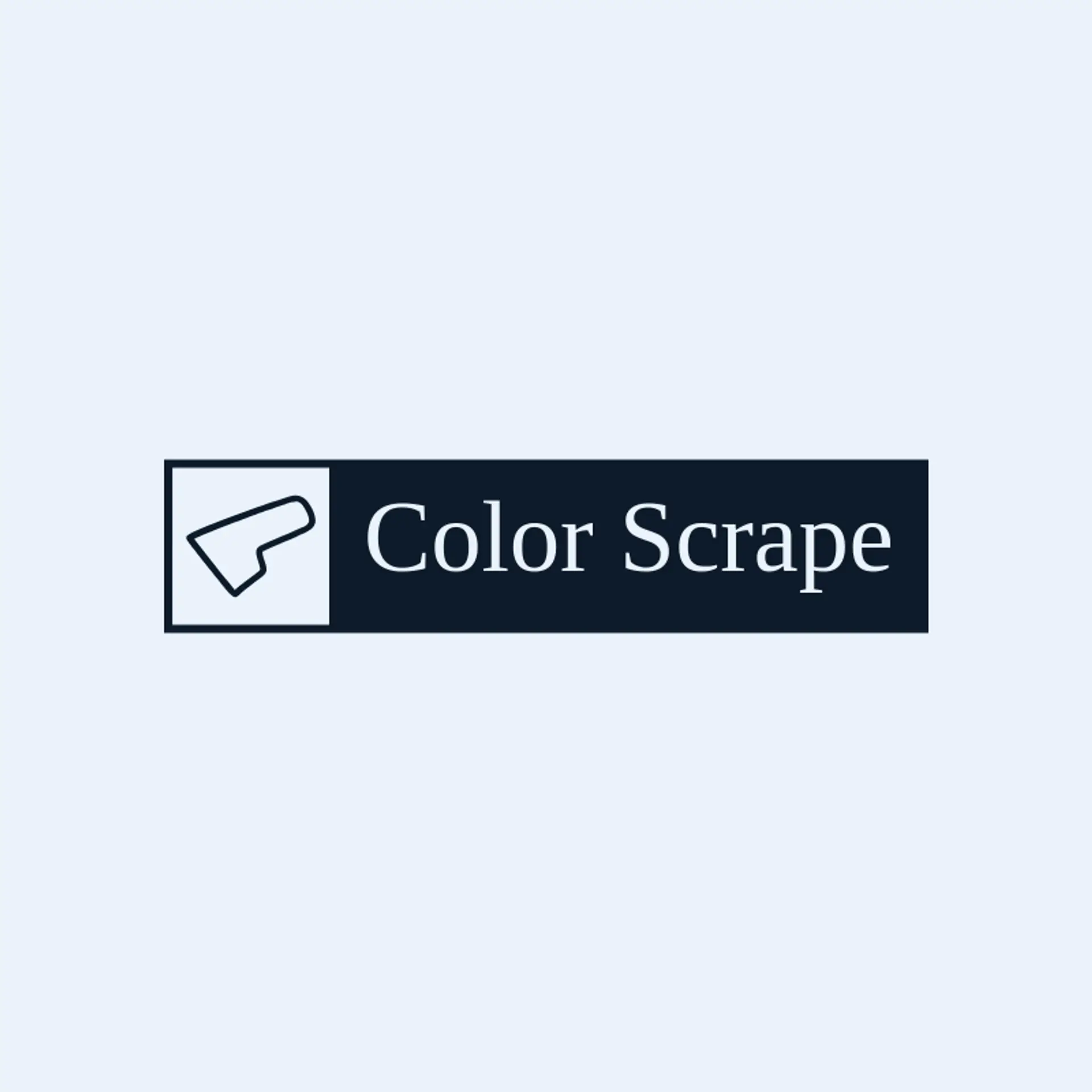 Color Scrape logo for paint